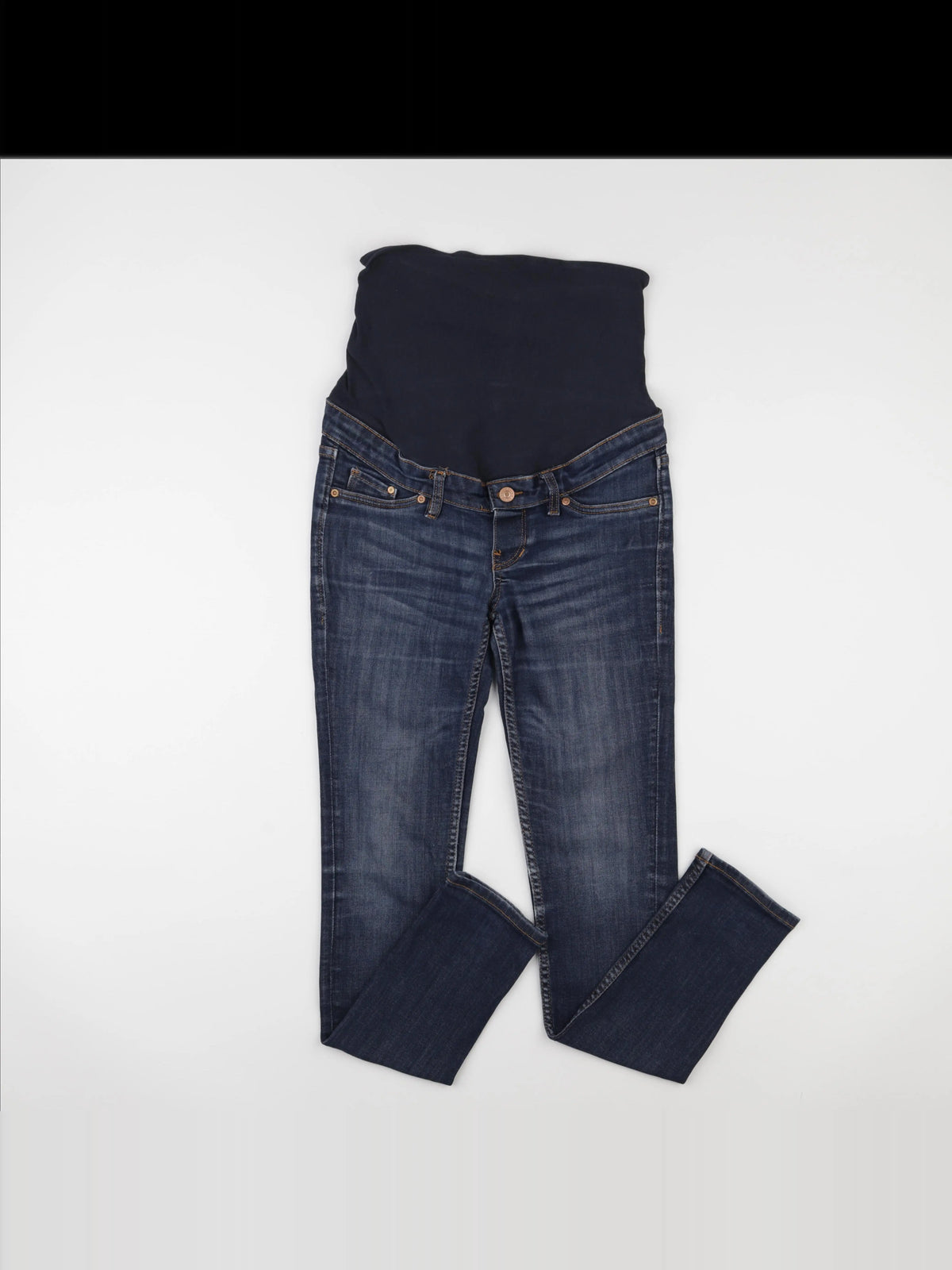 H&M - jean grossesse bleu - 34