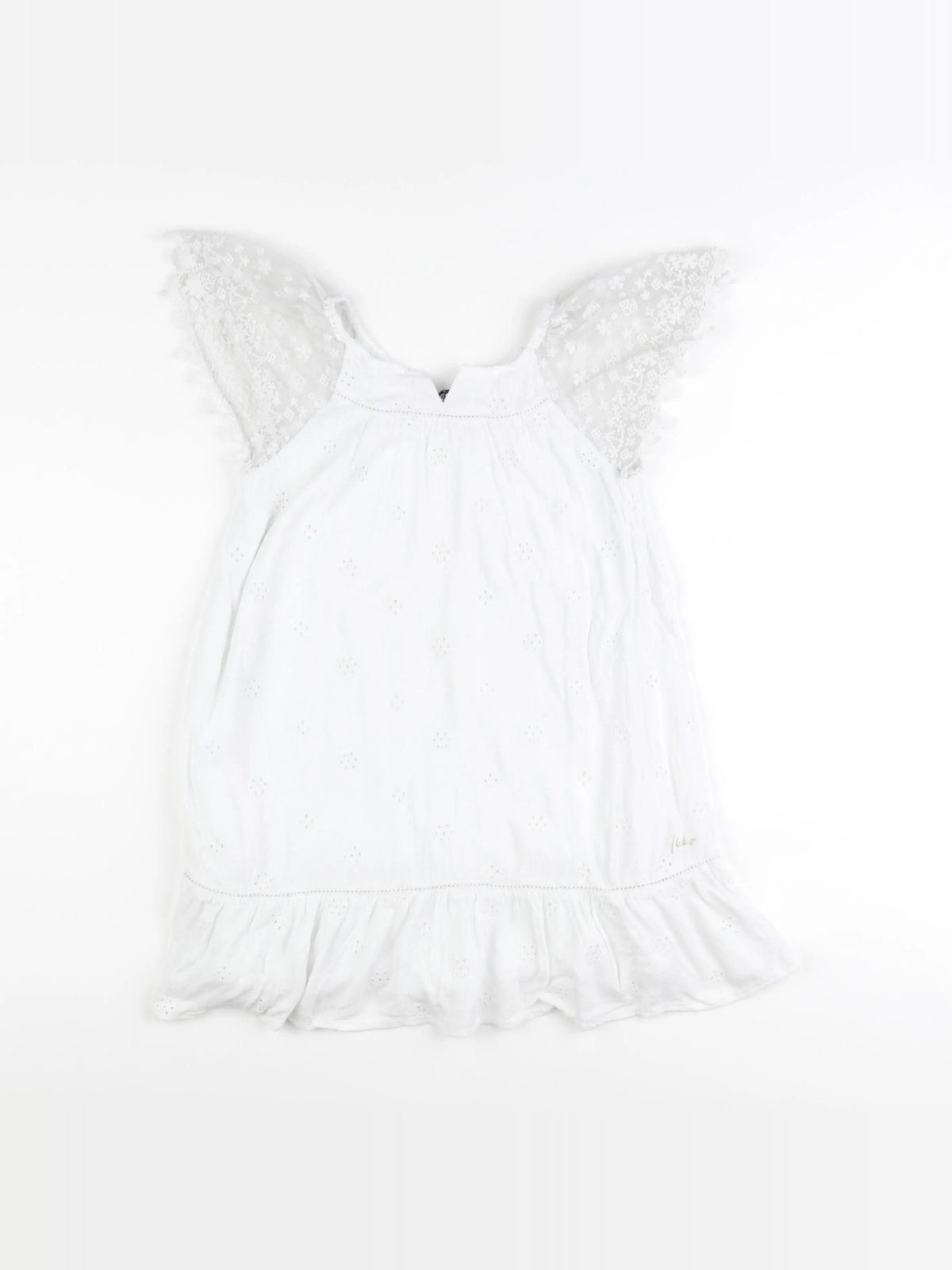 IKKS - robe blanc - 8 ans
