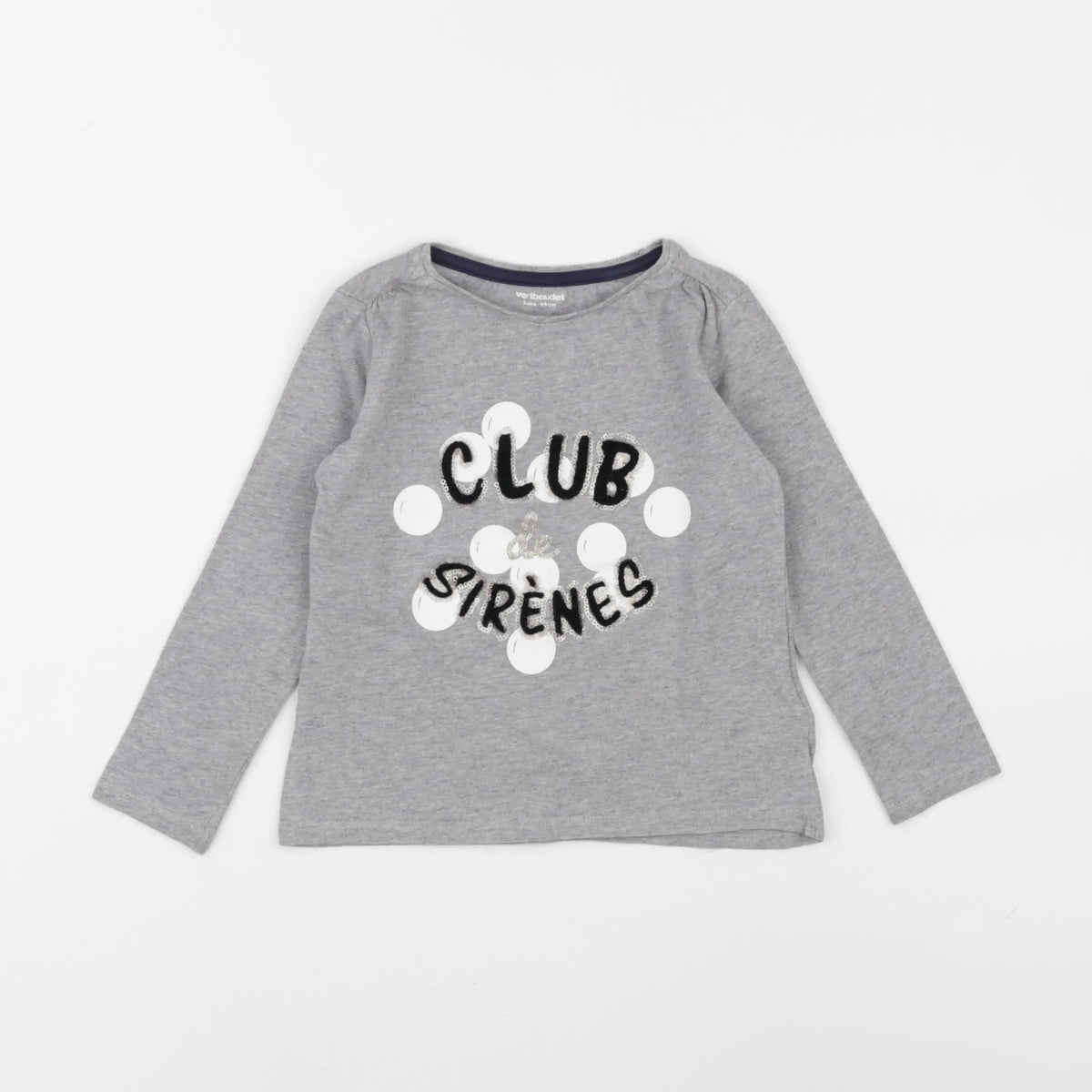 Vertbaudet - tee-shirt gris - 3 ans