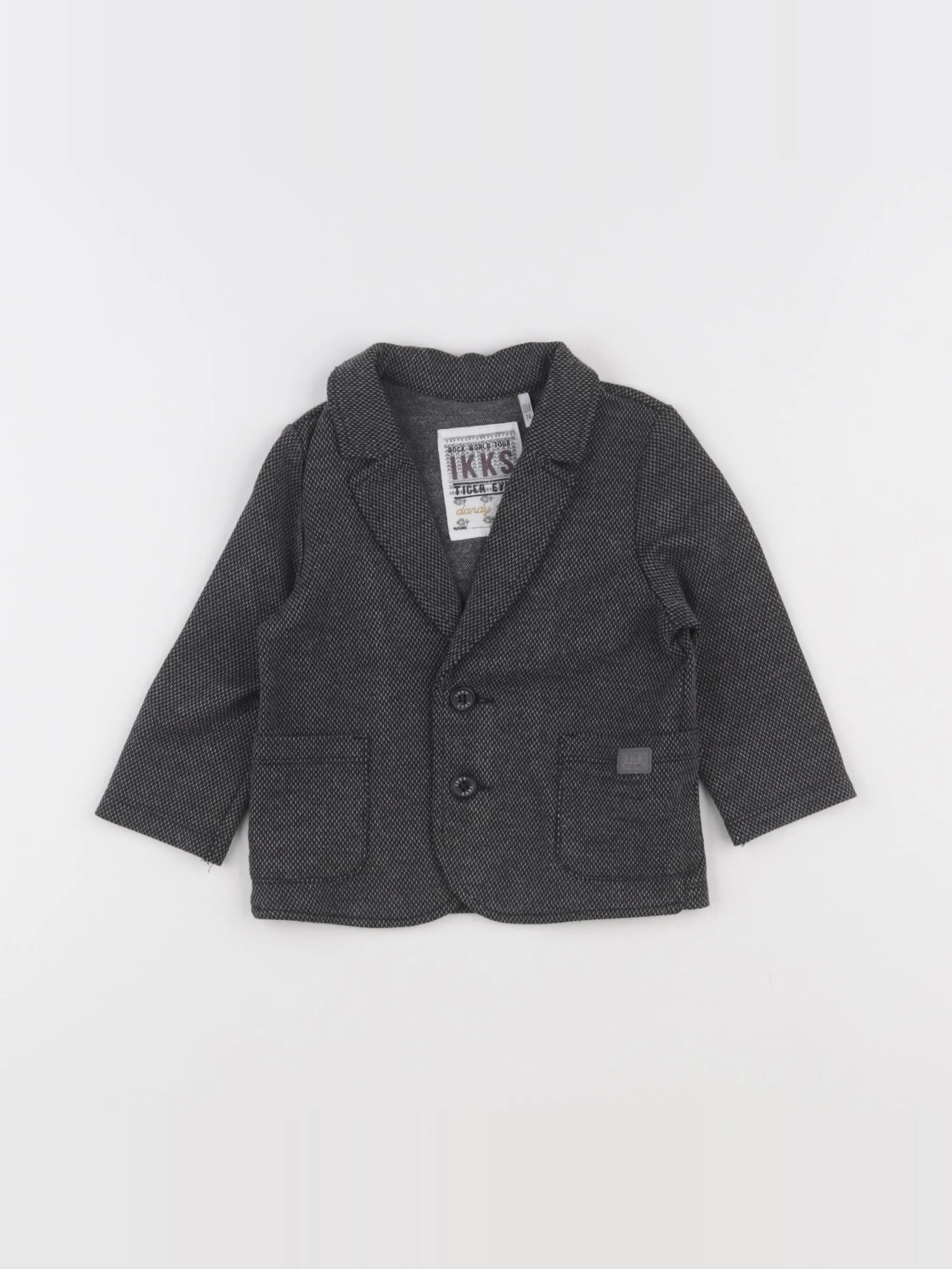 IKKS - veste noir - 12 mois