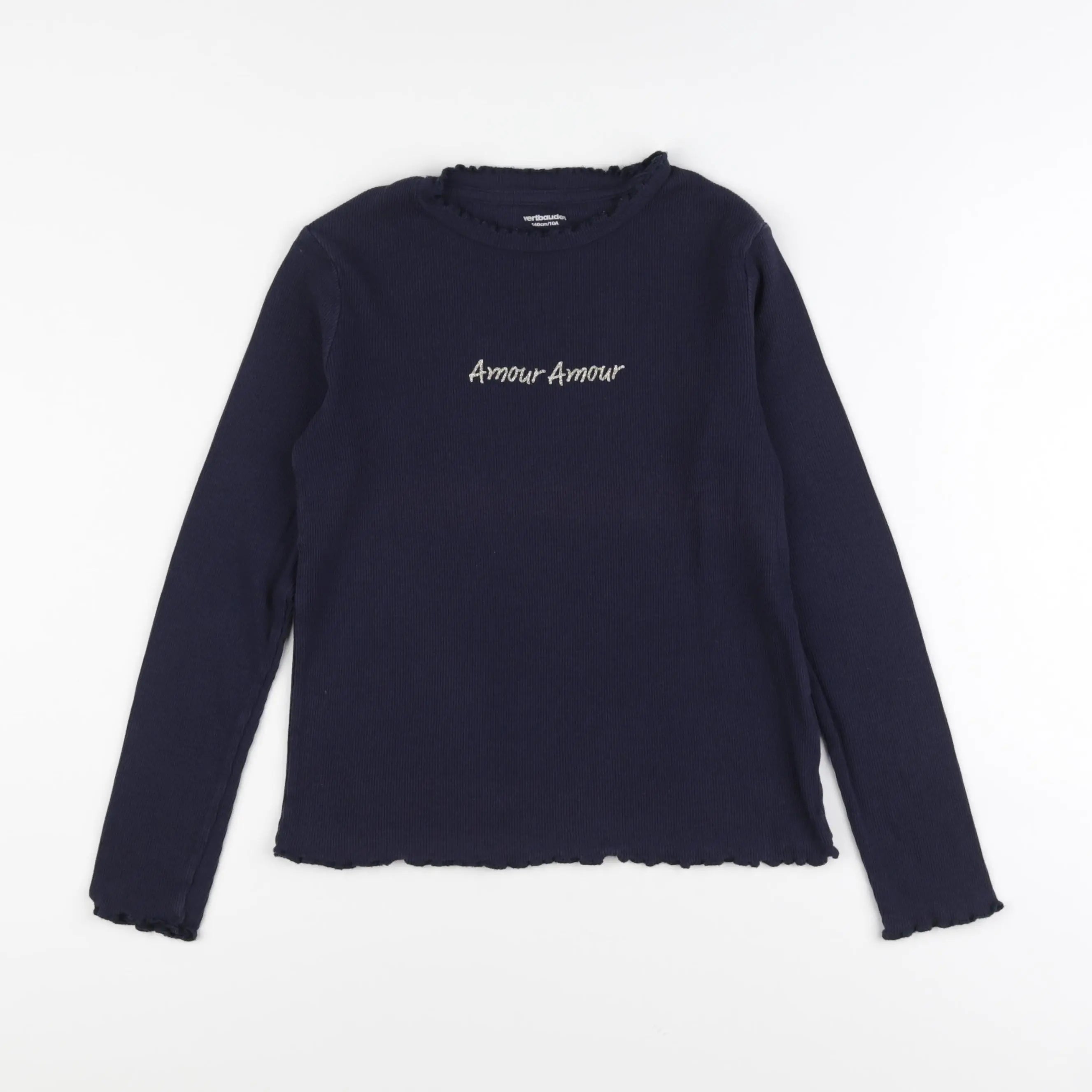 Vertbaudet - tee-shirt bleu - 10 ans