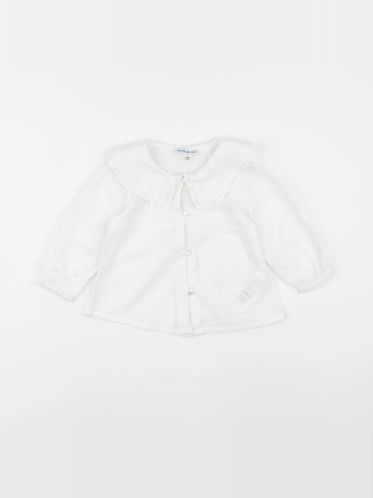 Vertbaudet - blouse blanc - 12 mois