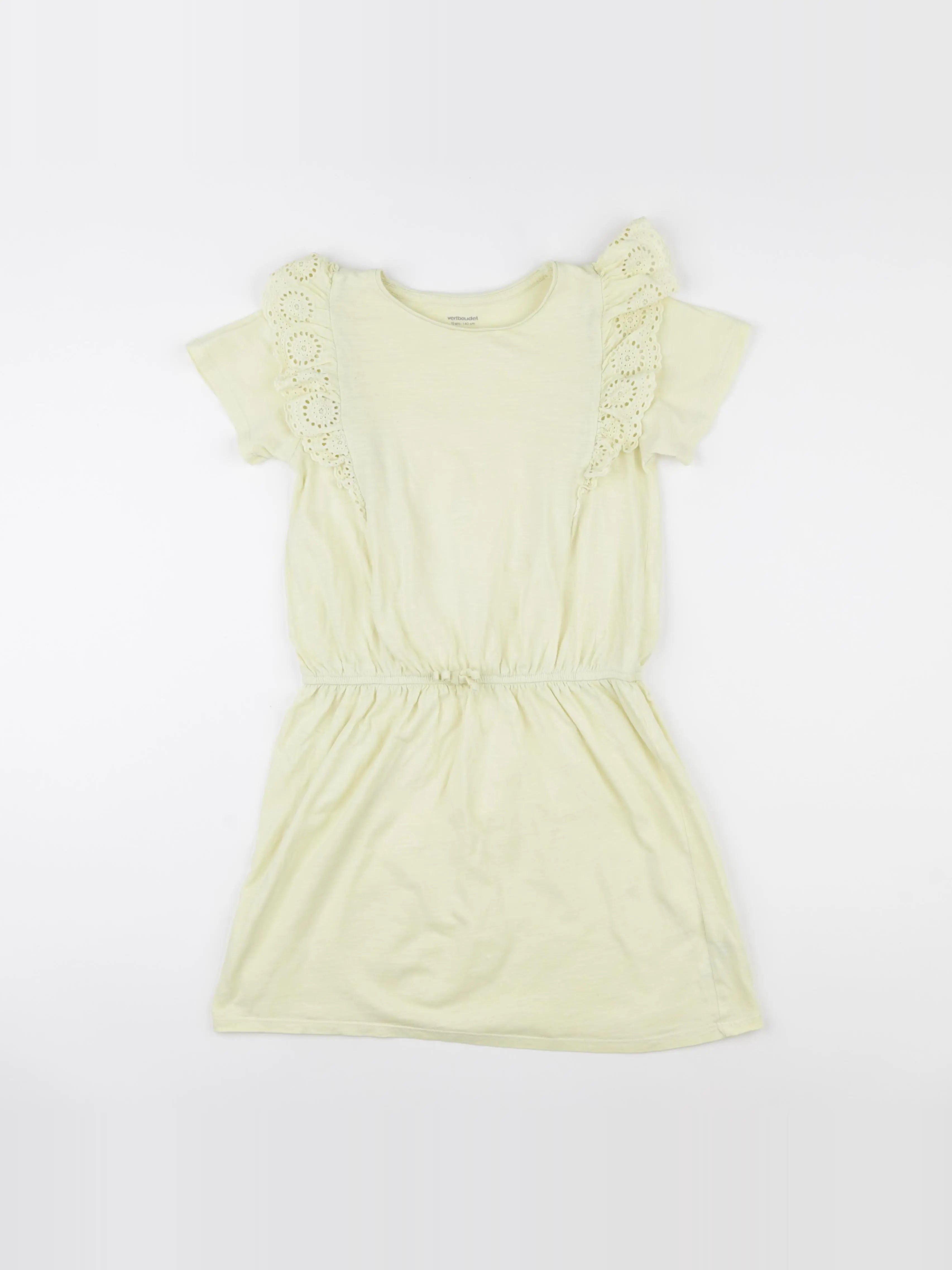 Vertbaudet - robe jaune - 10 ans