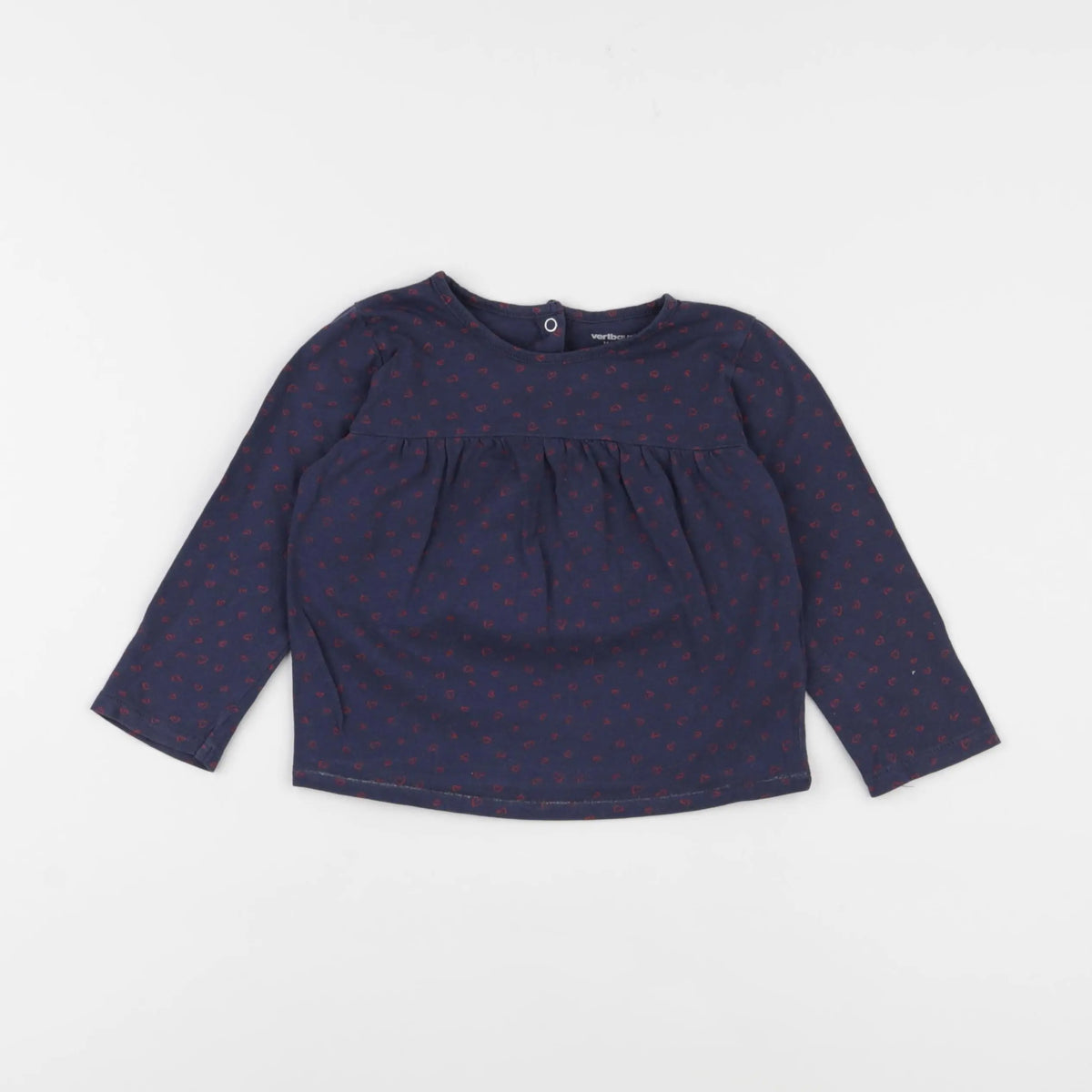 Vertbaudet - tee-shirt bleu - 18 mois