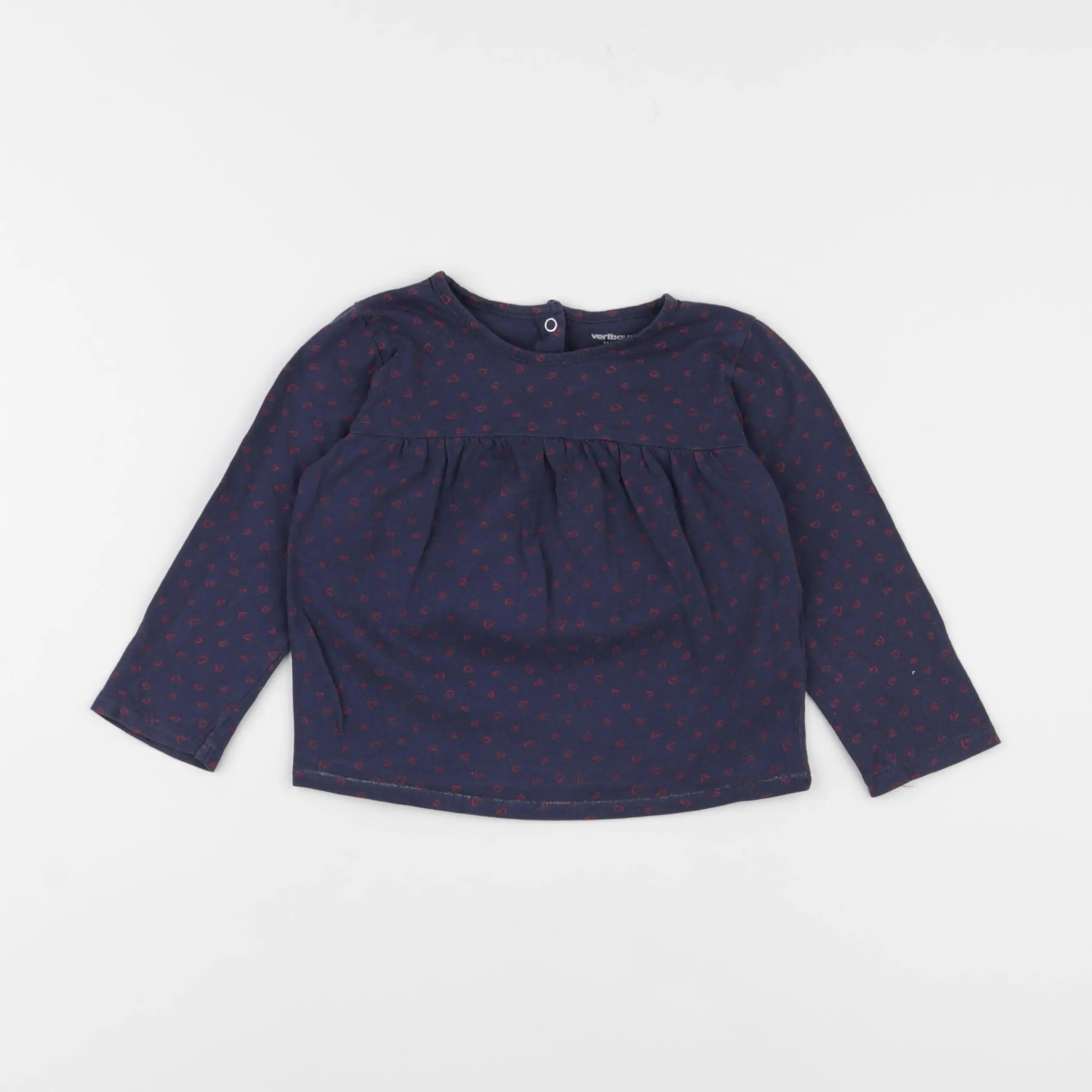 Vertbaudet - tee-shirt bleu - 18 mois