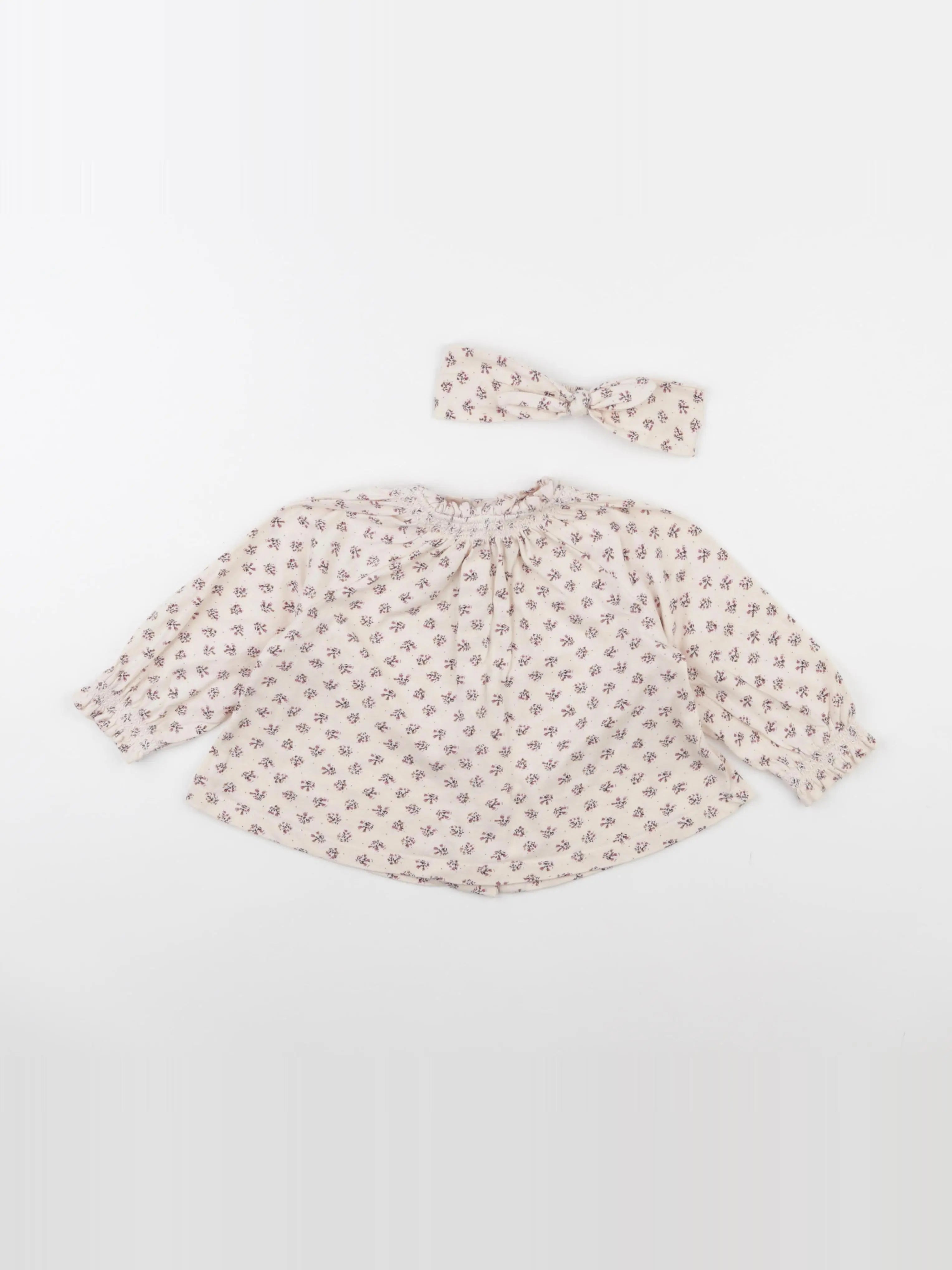 Vertbaudet - ensemble rose - 18 mois