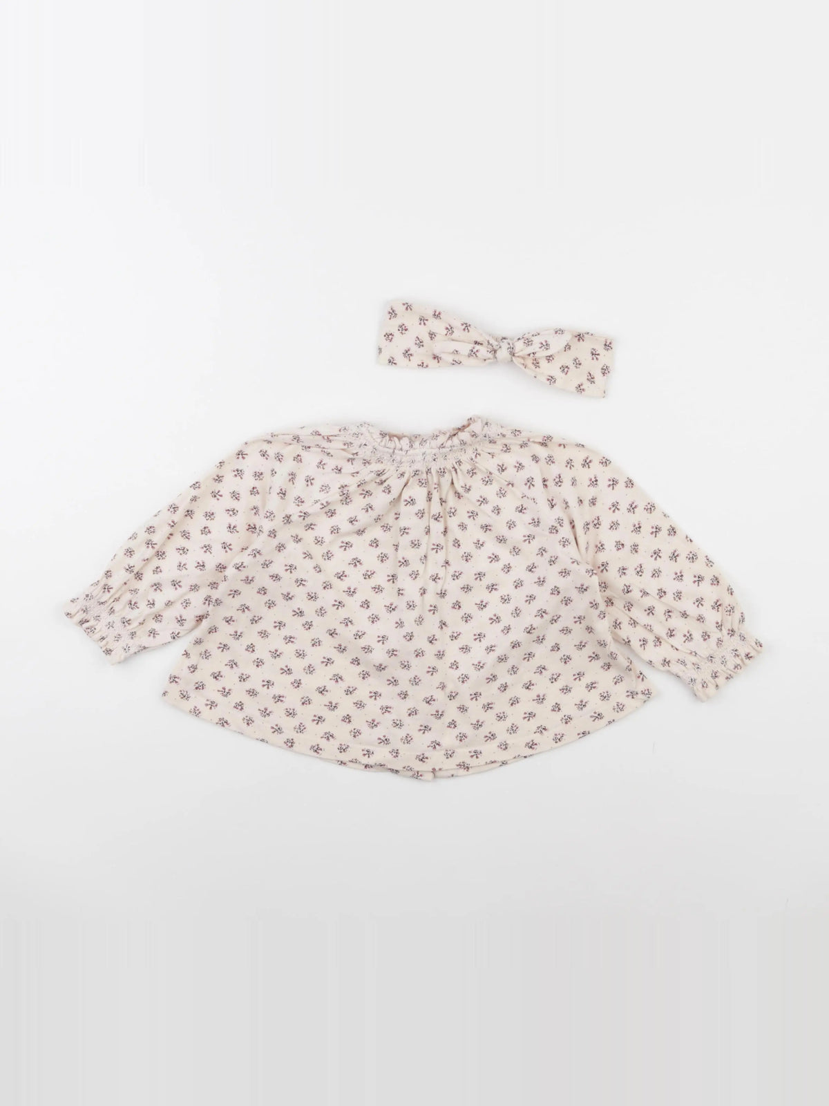 Vertbaudet - ensemble rose - 18 mois