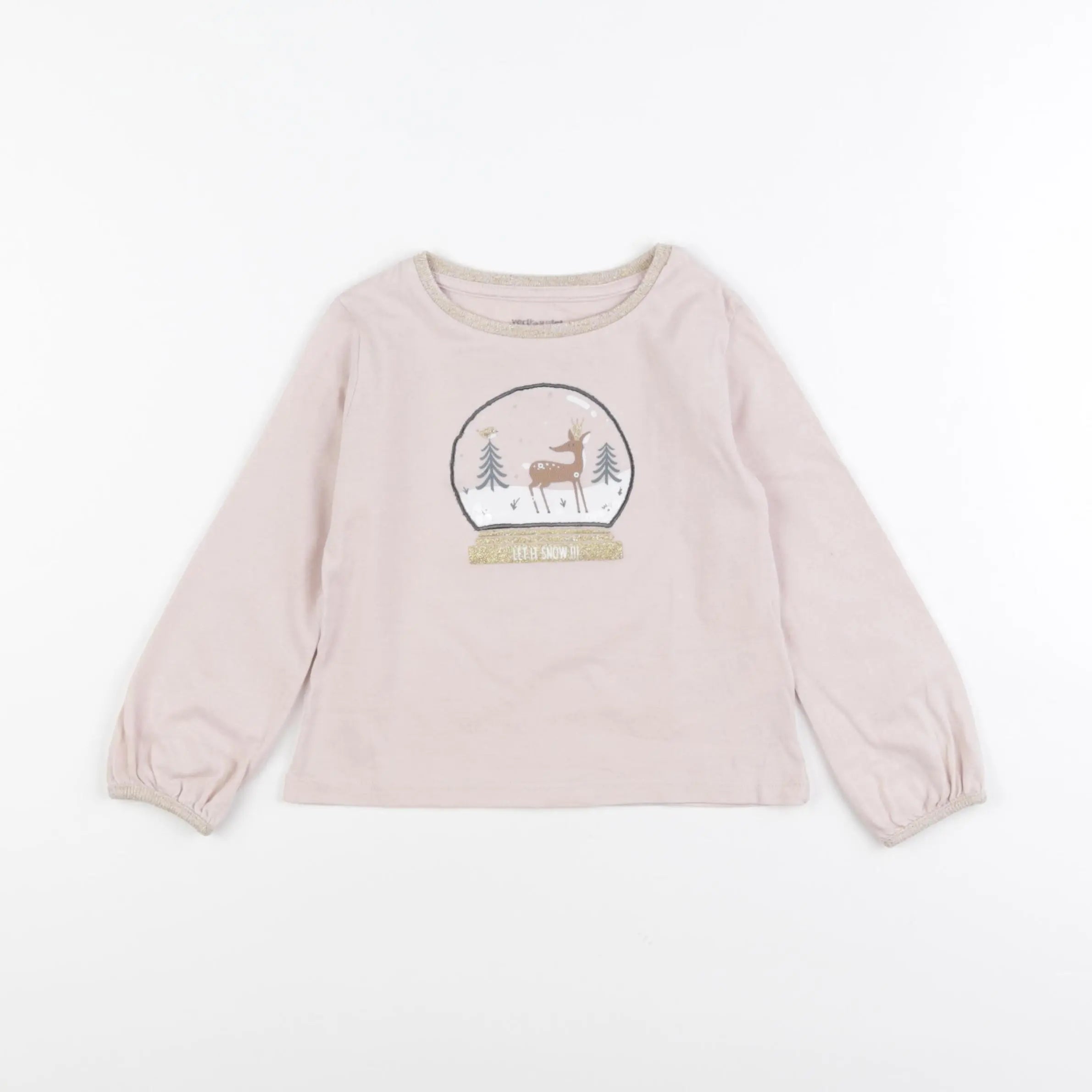 Vertbaudet - tee-shirt rose - 3 ans