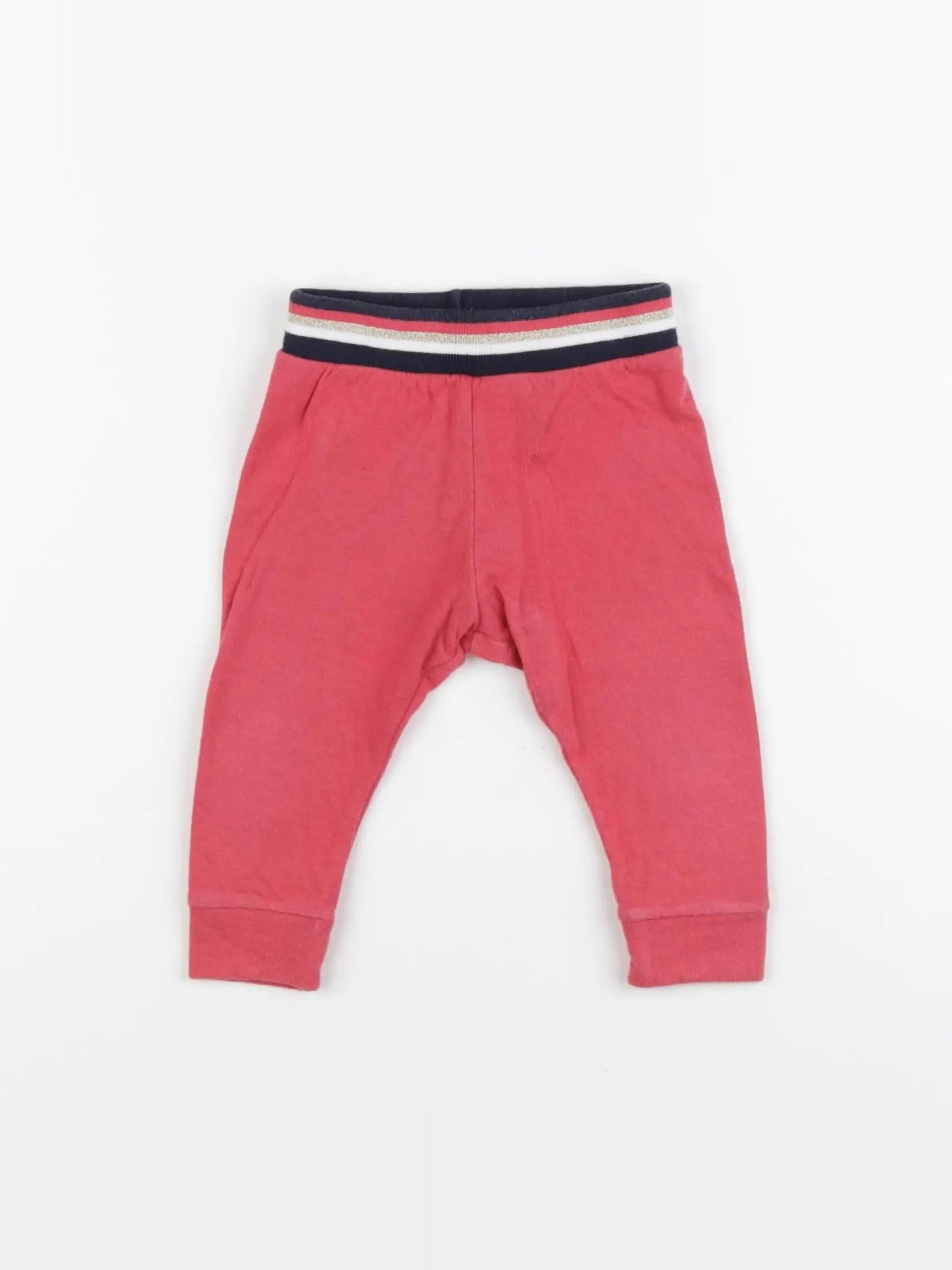 Petit Bateau - legging rouge - 6 mois