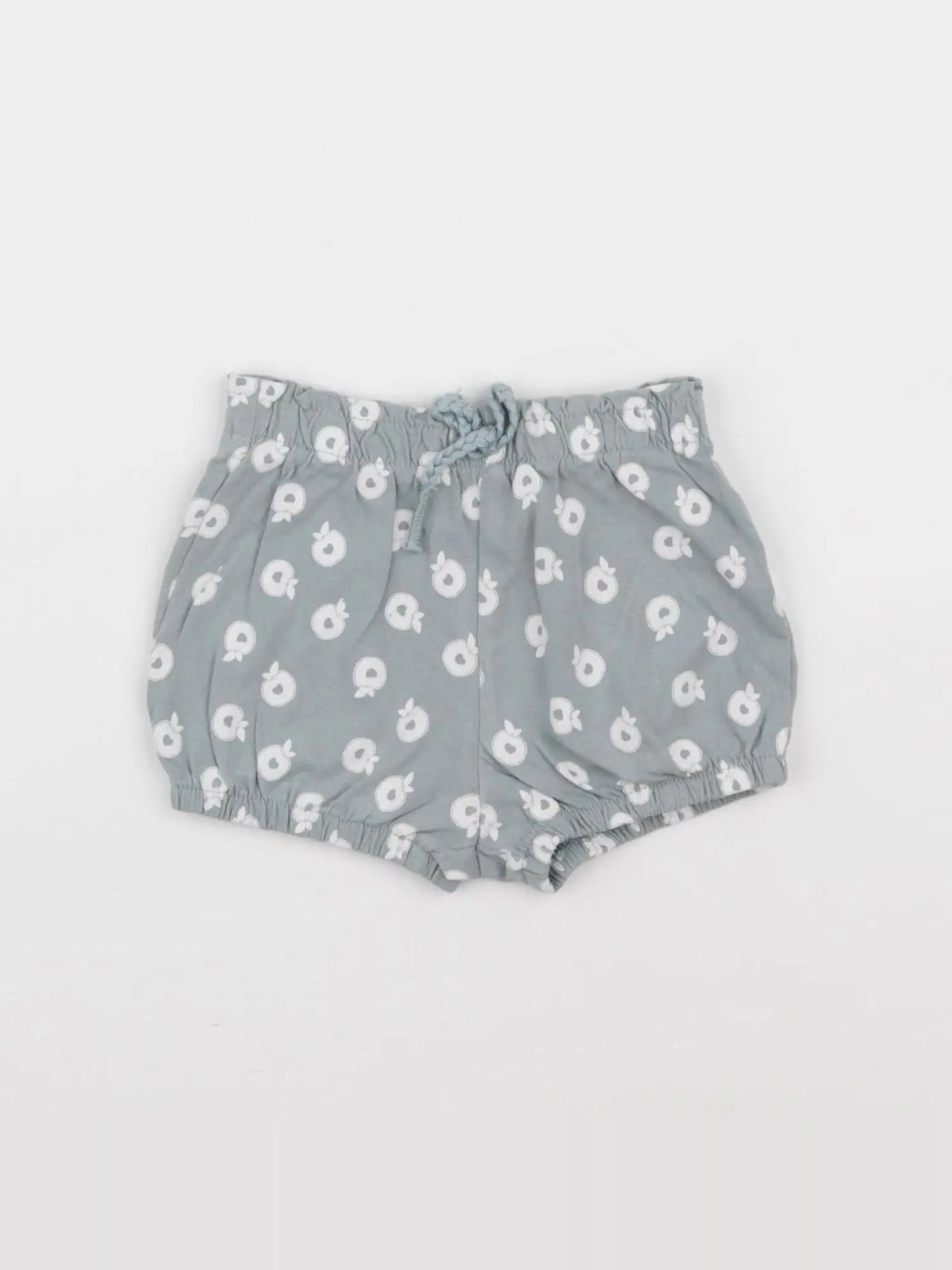 Vertbaudet - bloomer vert, blanc - 6 mois