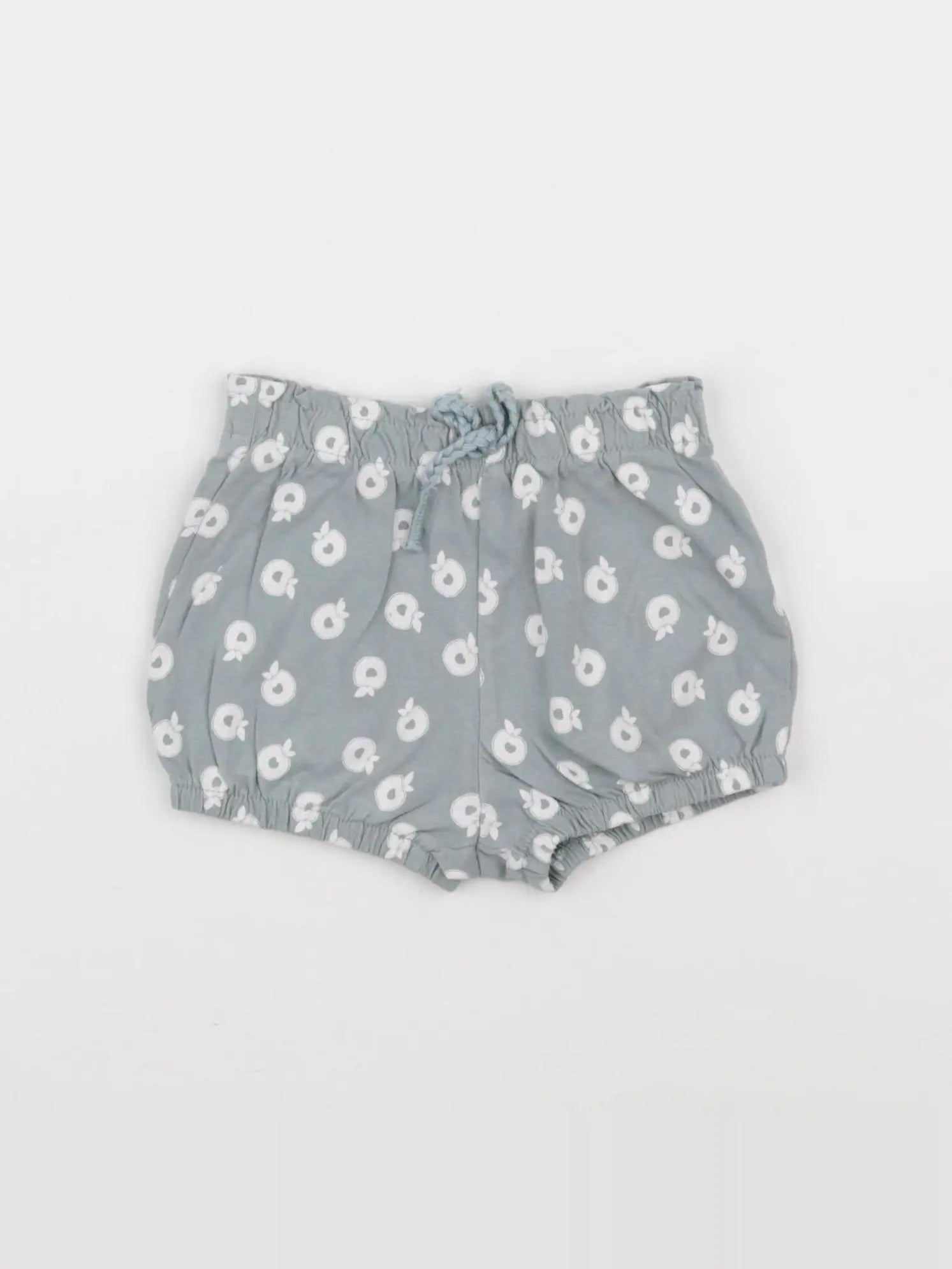 Vertbaudet - bloomer vert, blanc - 6 mois