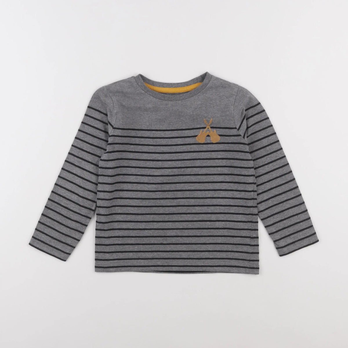 Vertbaudet - tee-shirt gris - 4 ans