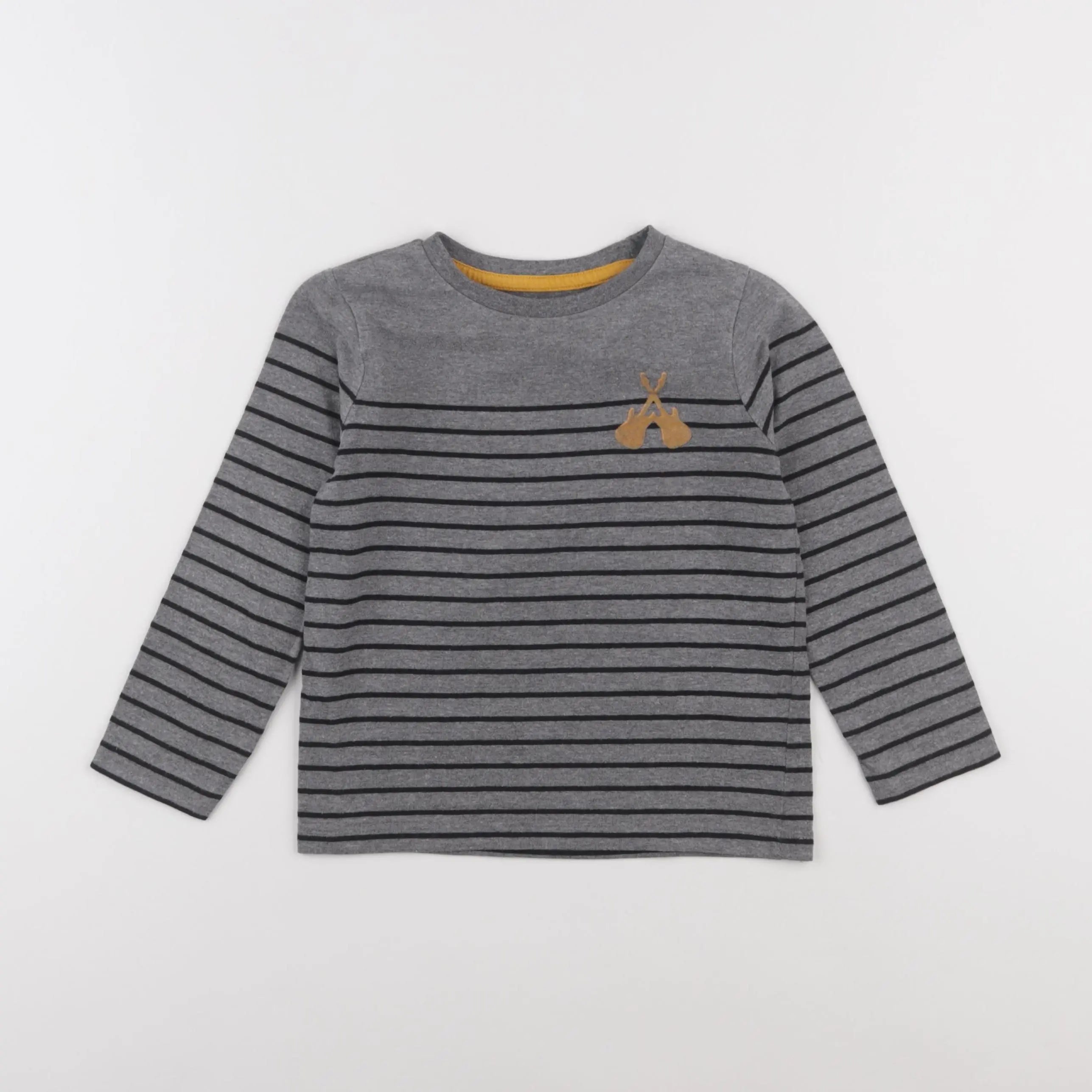 Vertbaudet - tee-shirt gris - 4 ans