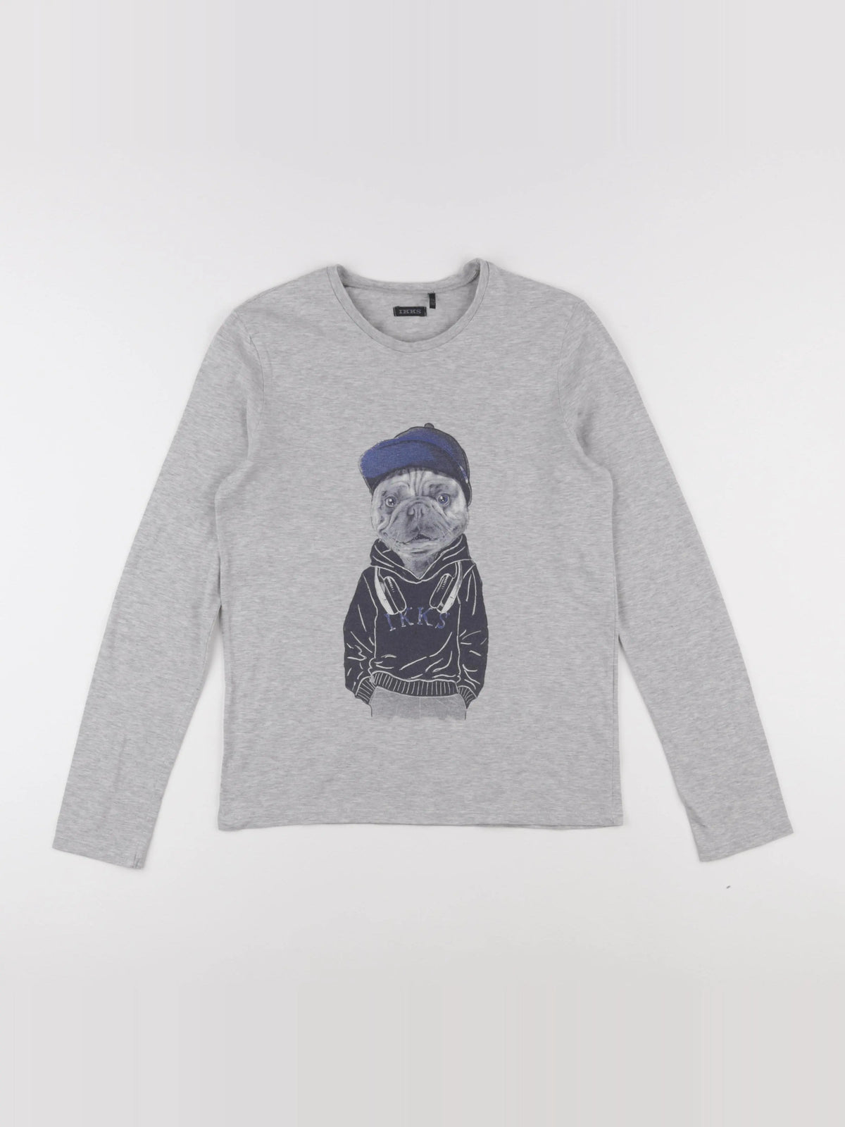IKKS - tee-shirt gris - 12 ans