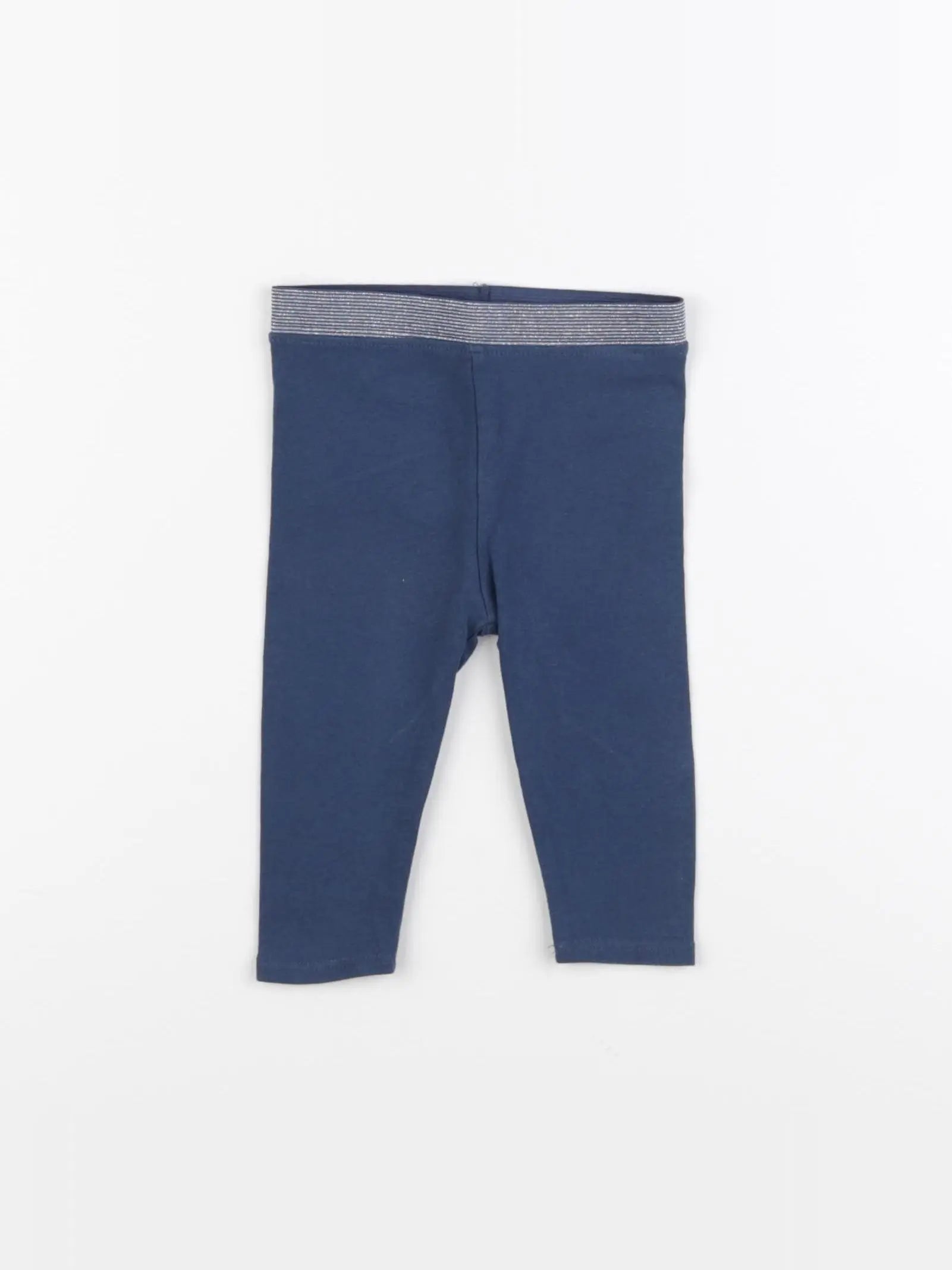 Vertbaudet - legging bleu - 6 mois