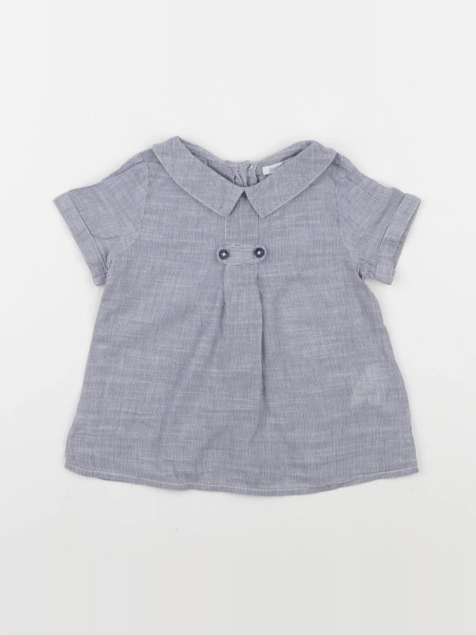 Boutchou - blouse bleu - 18 mois