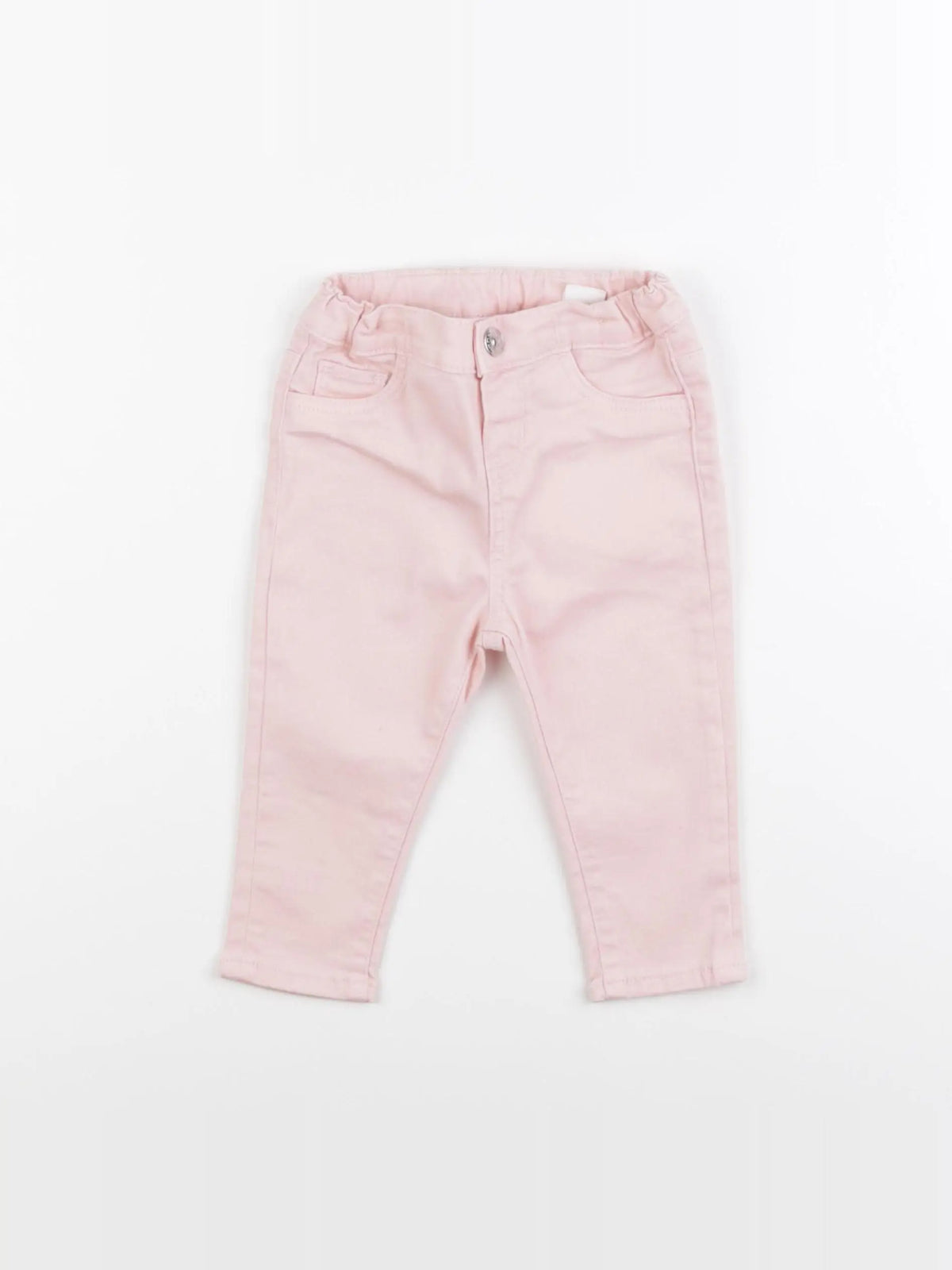 H&M - pantalon rose - 6/9 mois