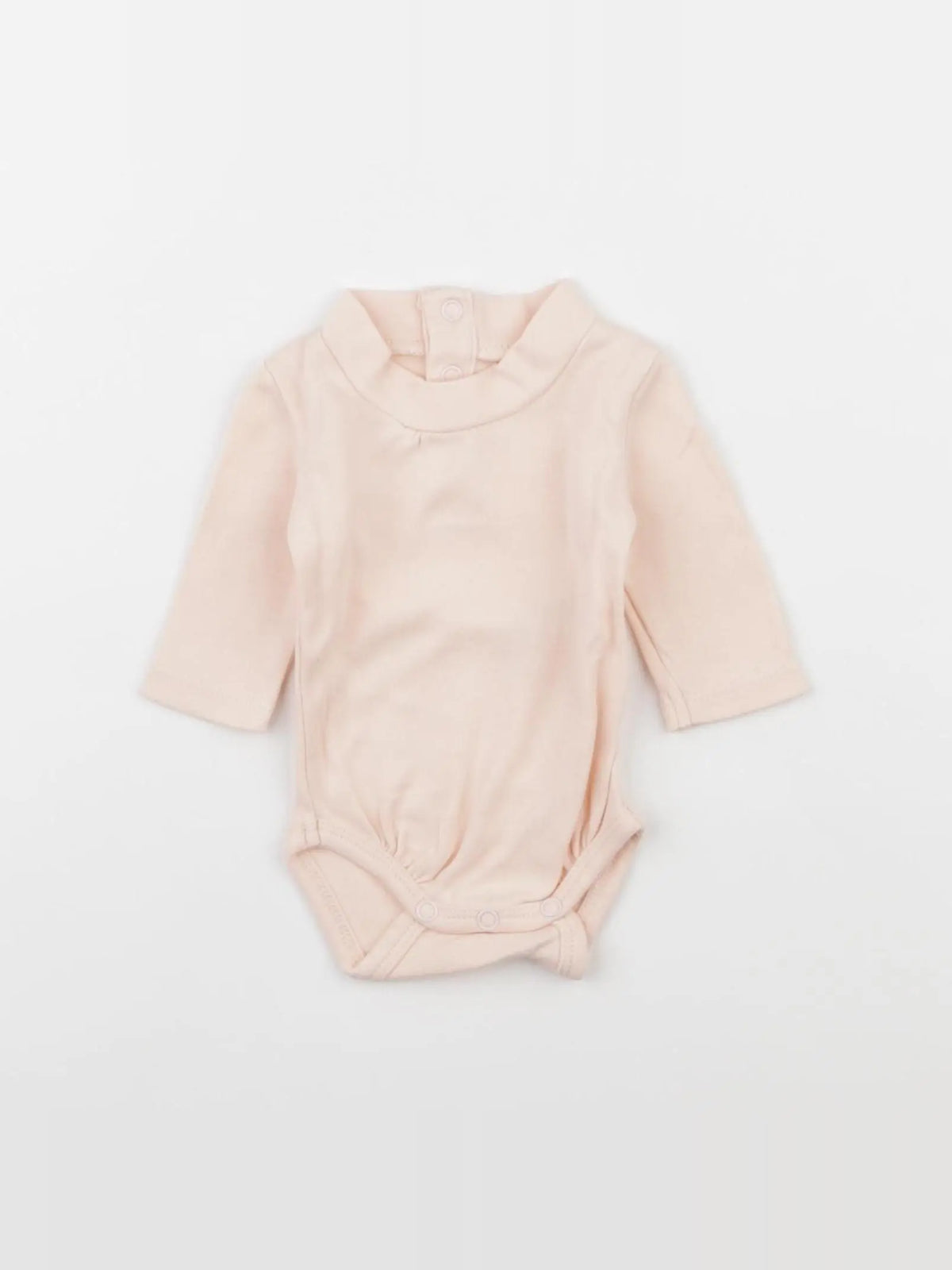Natalys - body à col rose - 0 mois