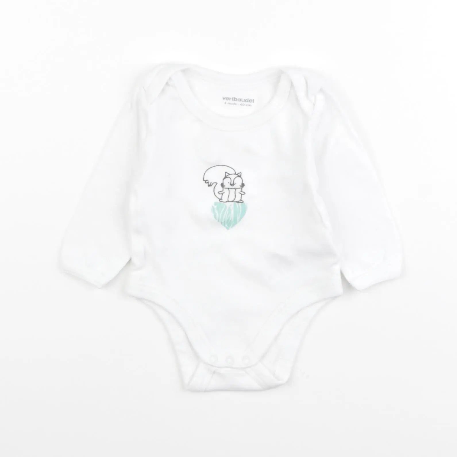 Vertbaudet - body blanc - 3 mois