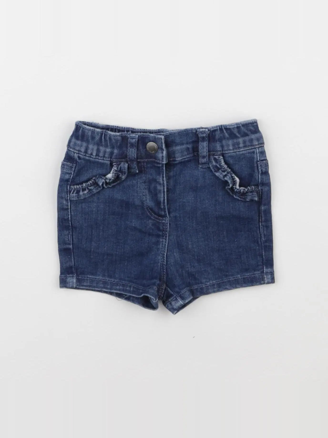 Vertbaudet - short bleu - 3 mois