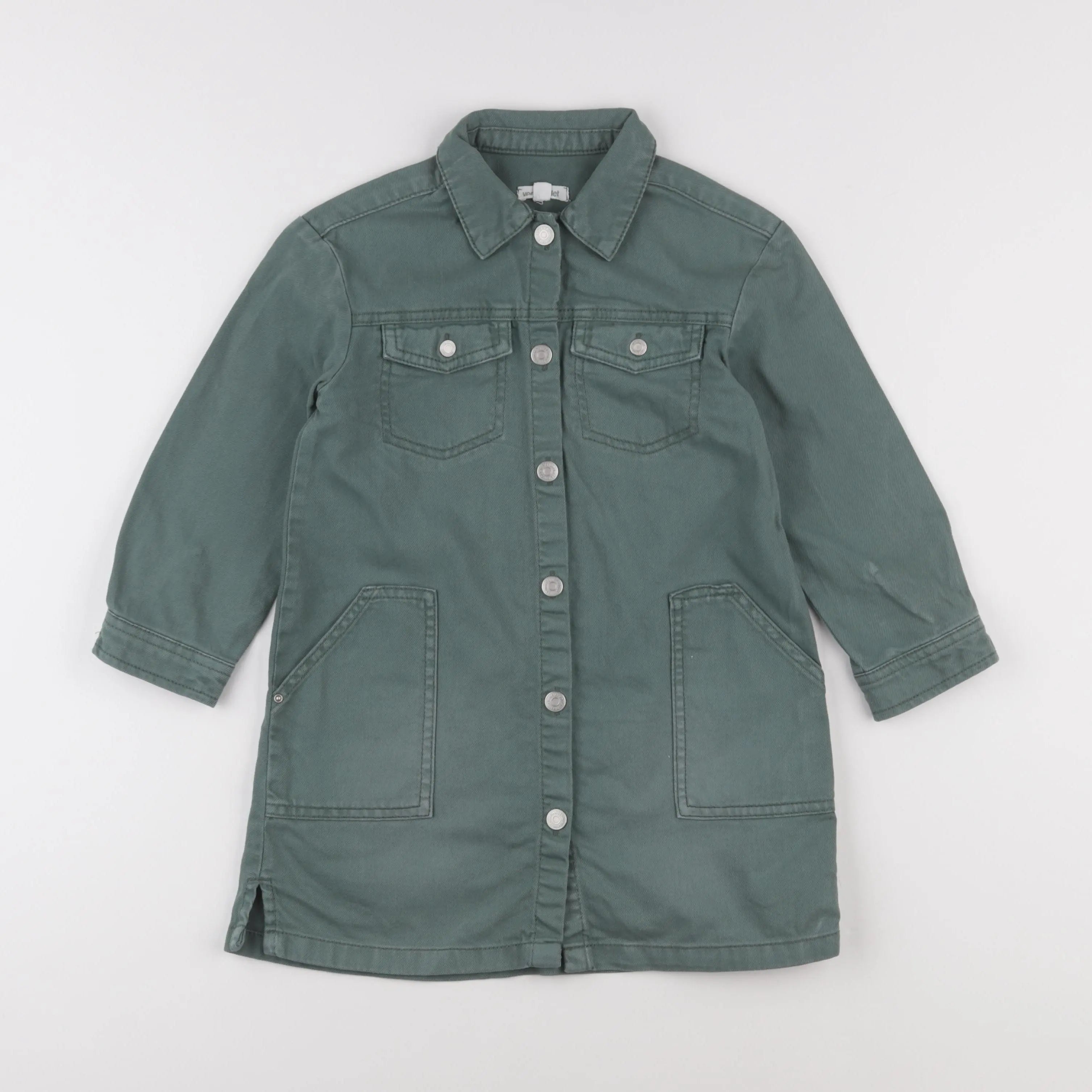 Vertbaudet - robe vert - 6 ans