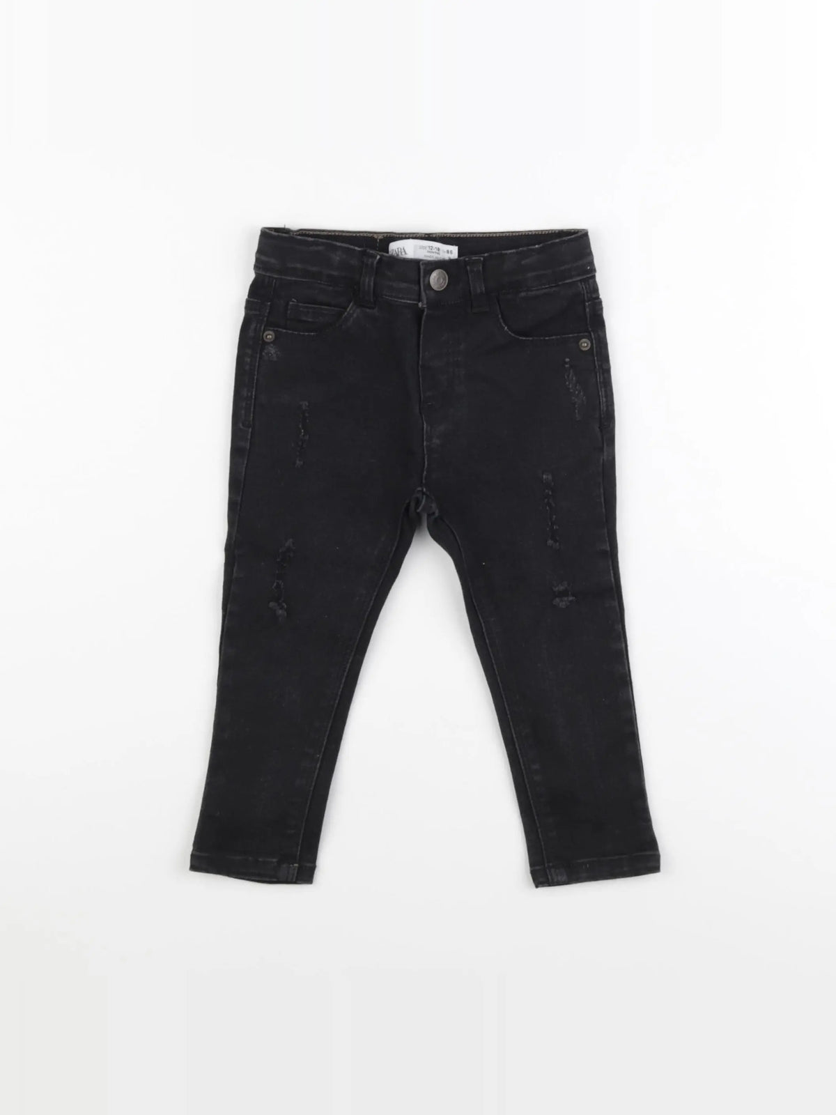 Zara - pantalon noir - 12/18 mois