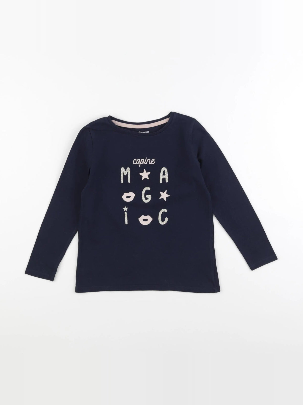 Vertbaudet - tee-shirt bleu - 5 ans