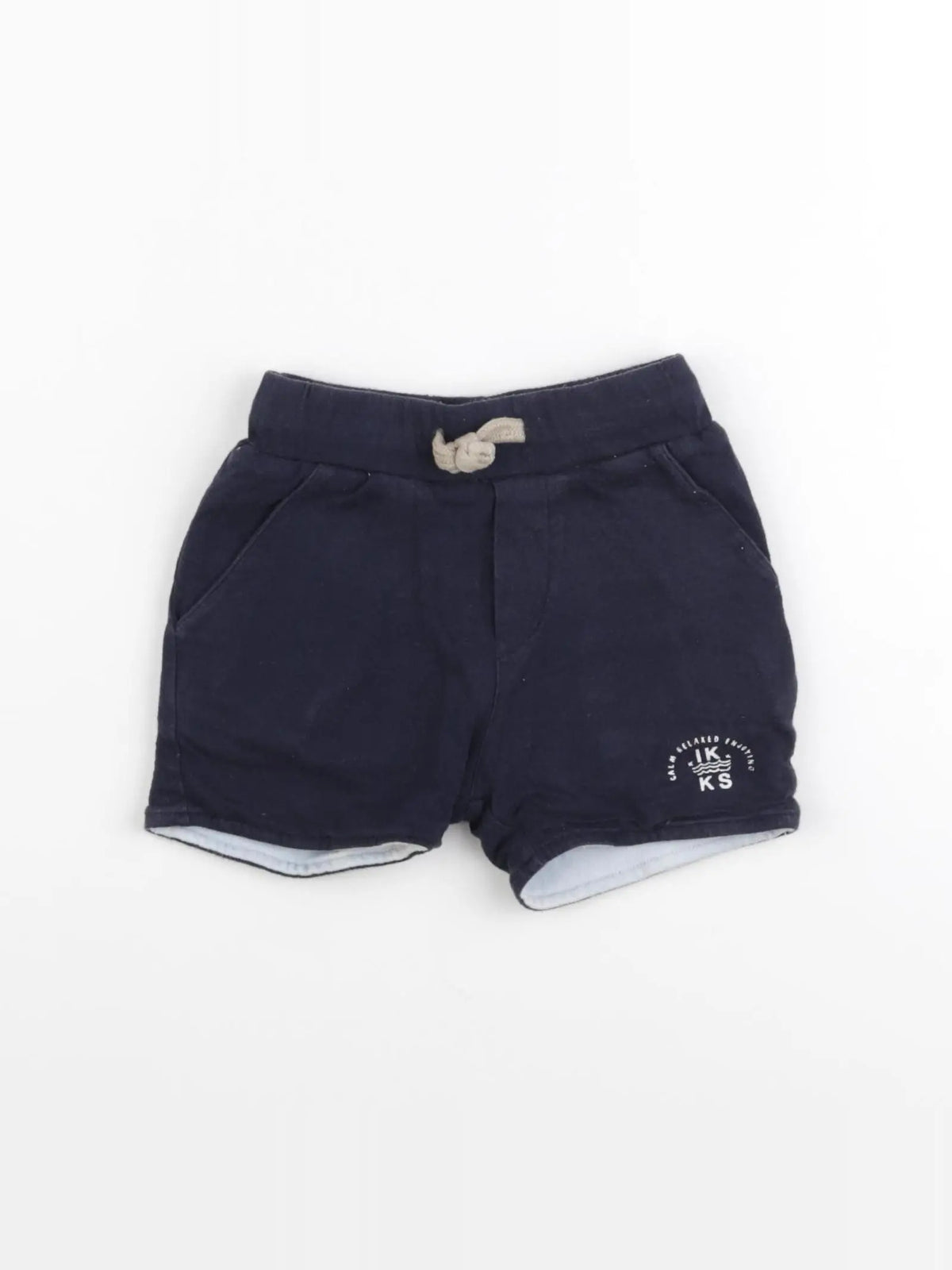 IKKS - short réversible bleu - 12 mois