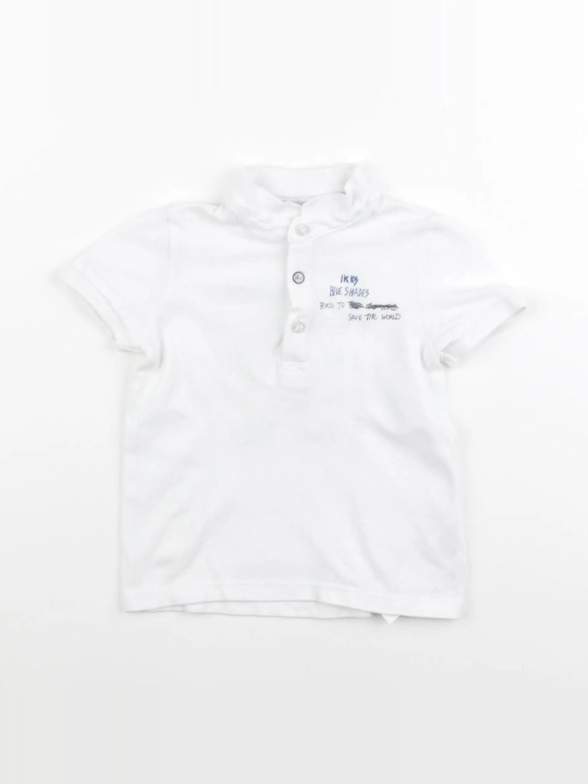 IKKS - polo blanc - 18 mois