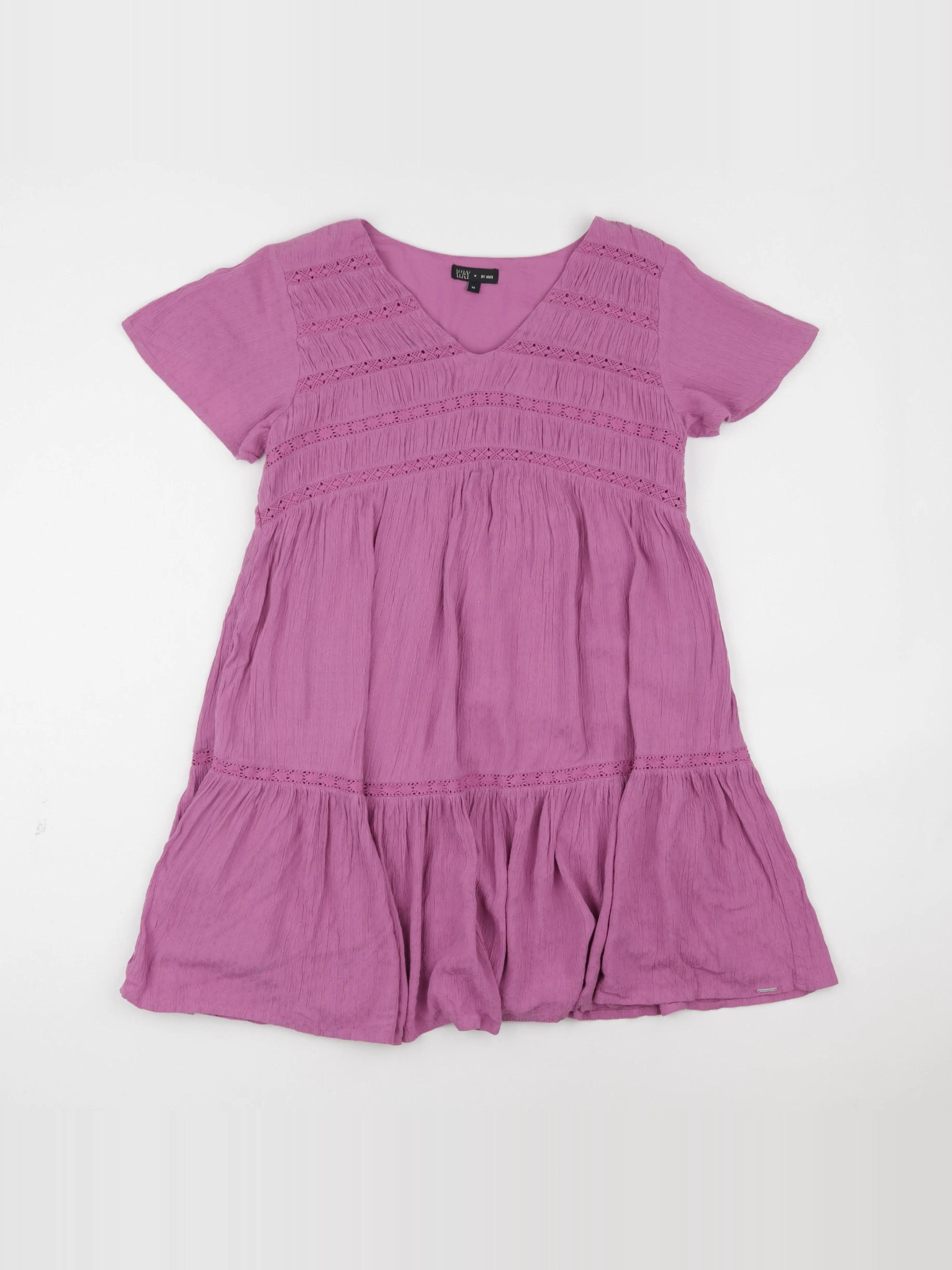 IKKS - robe rose - 12 ans