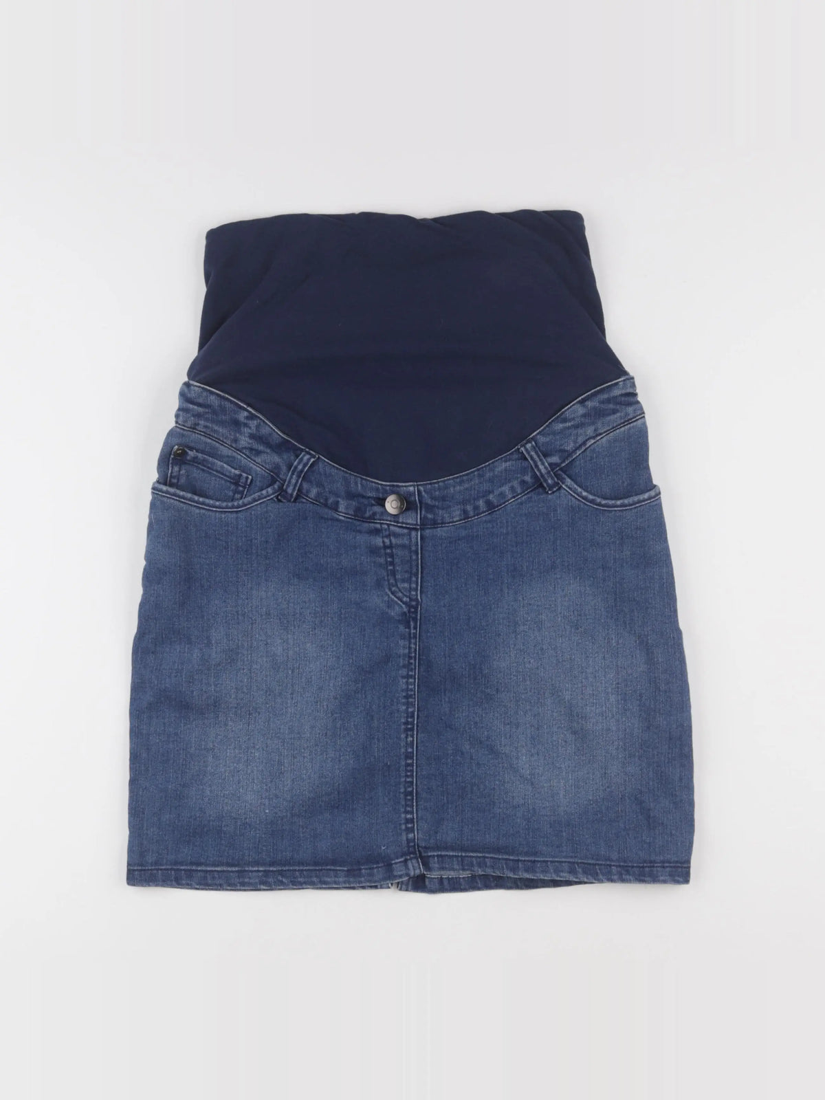 Vertbaudet - jupe grossesse bleu - 36