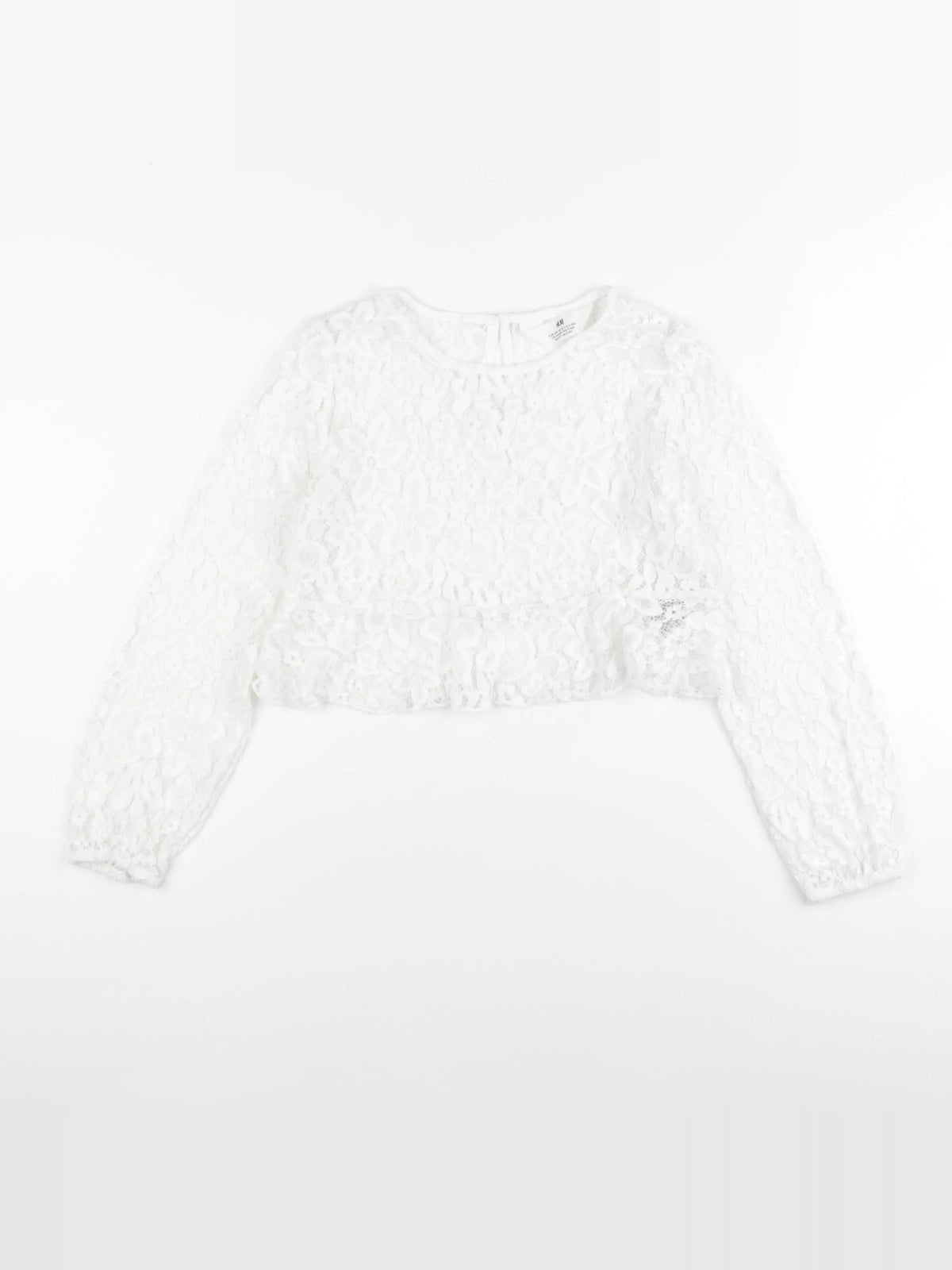 H&M - blouse blanc - 9/10 ans