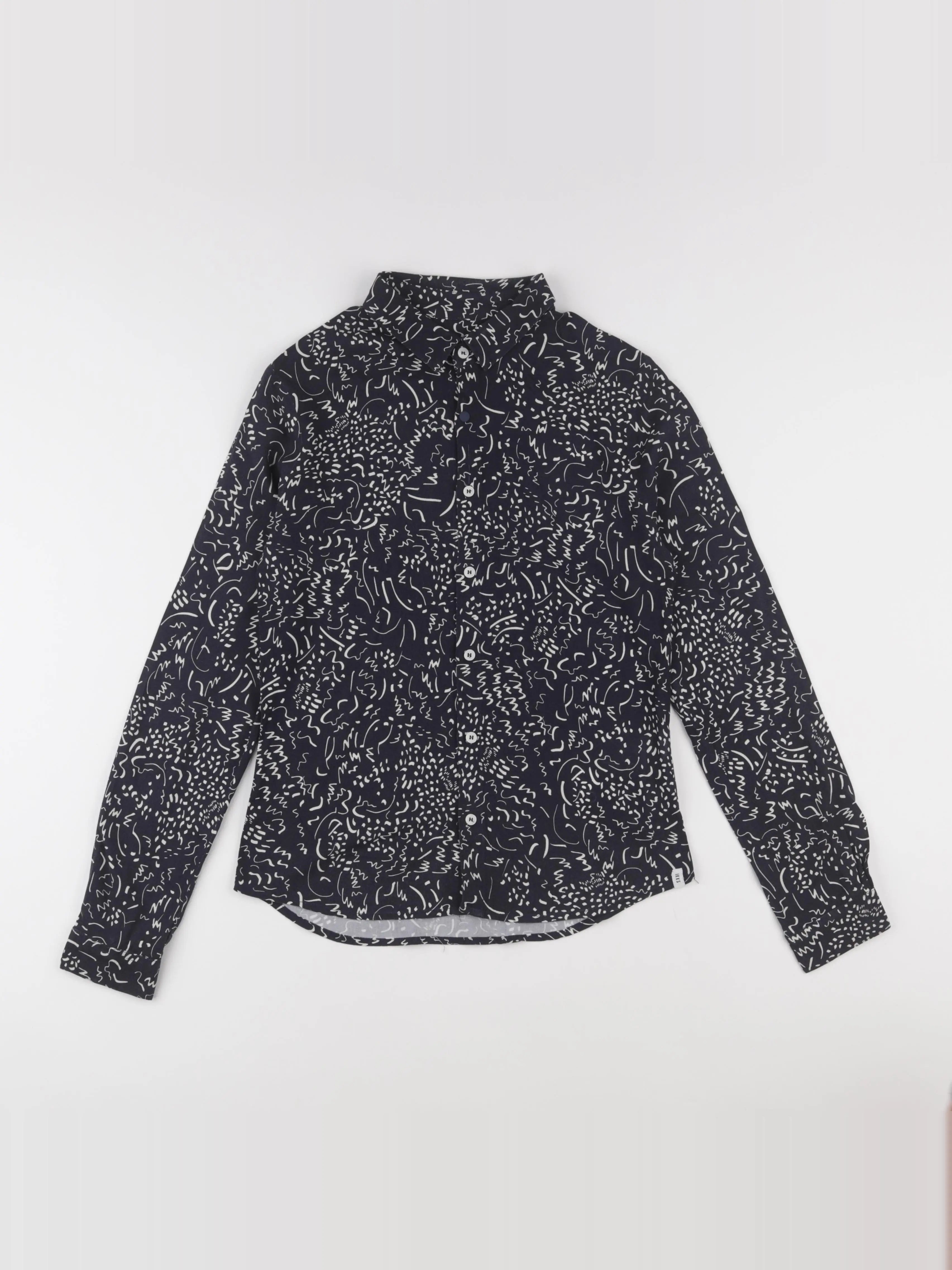 IKKS - chemise noir - 12 ans