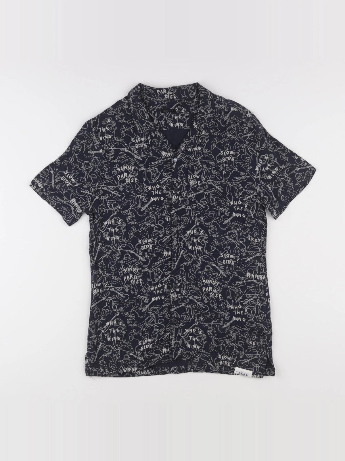 IKKS - chemise bleu - 12 ans