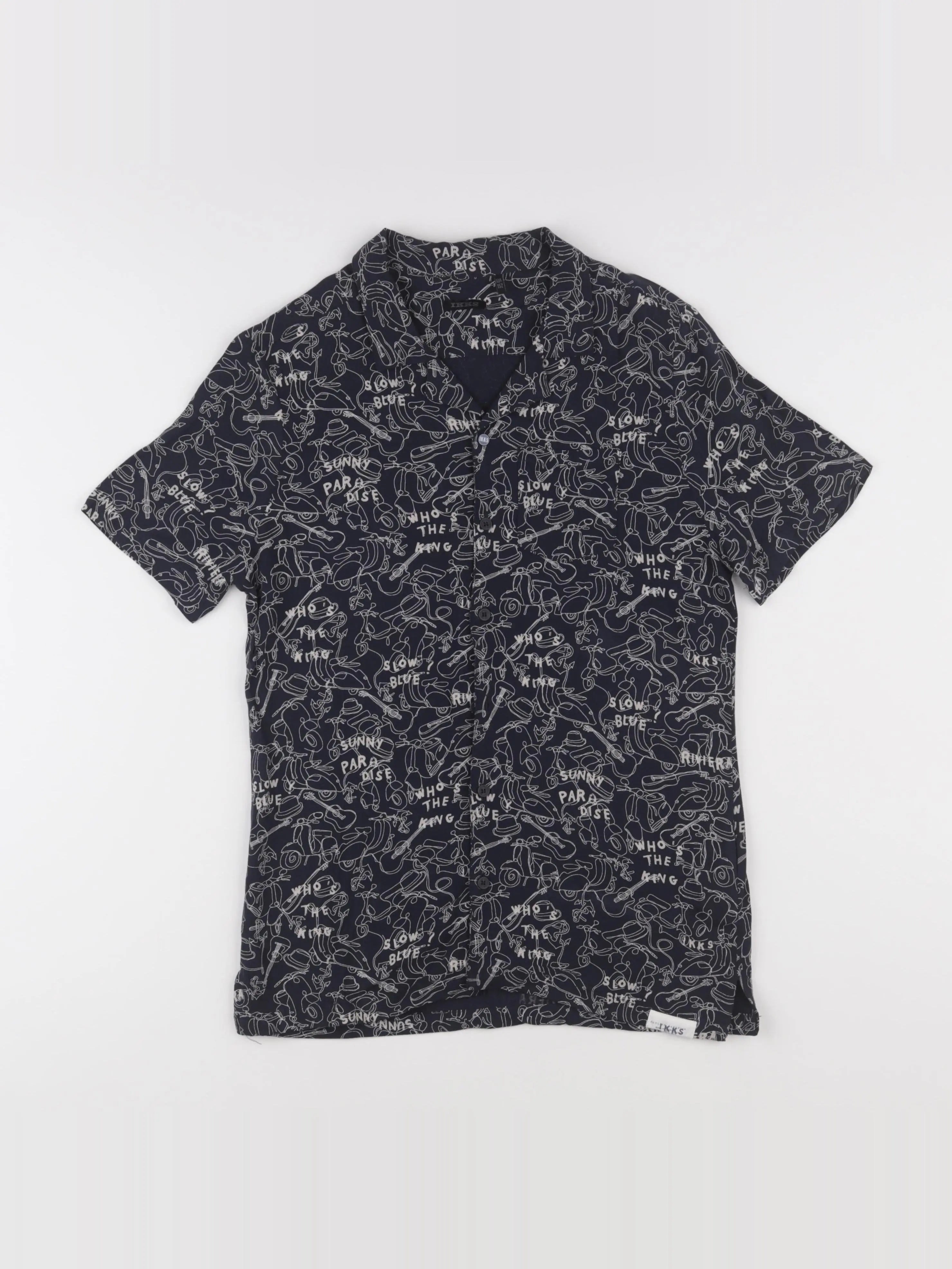 IKKS - chemise bleu - 12 ans