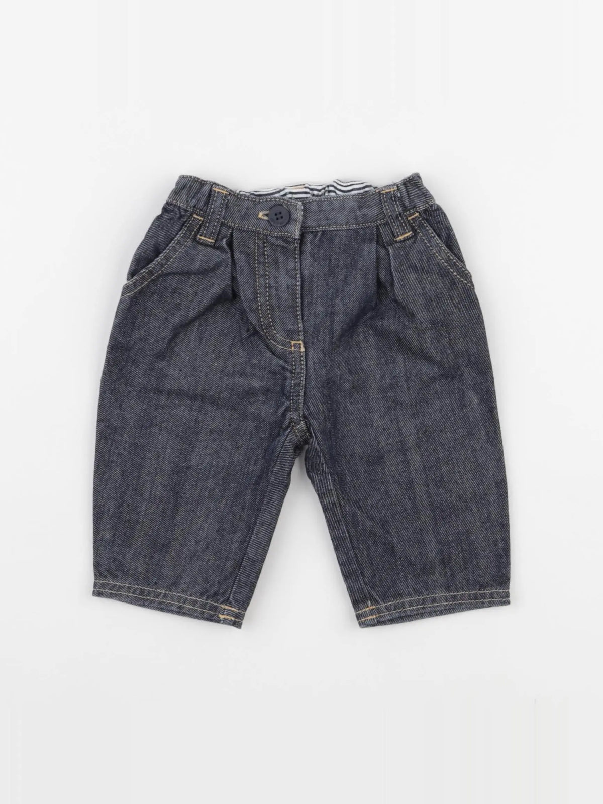 Petit Bateau - jean bleu - 3 mois