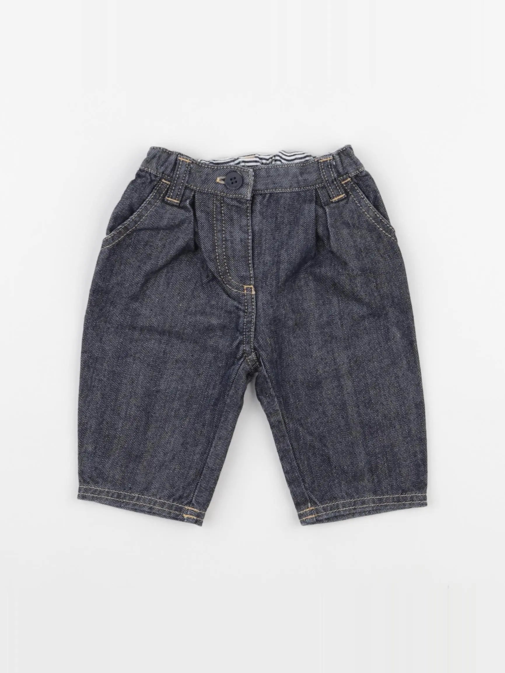 Petit Bateau - jean bleu - 3 mois