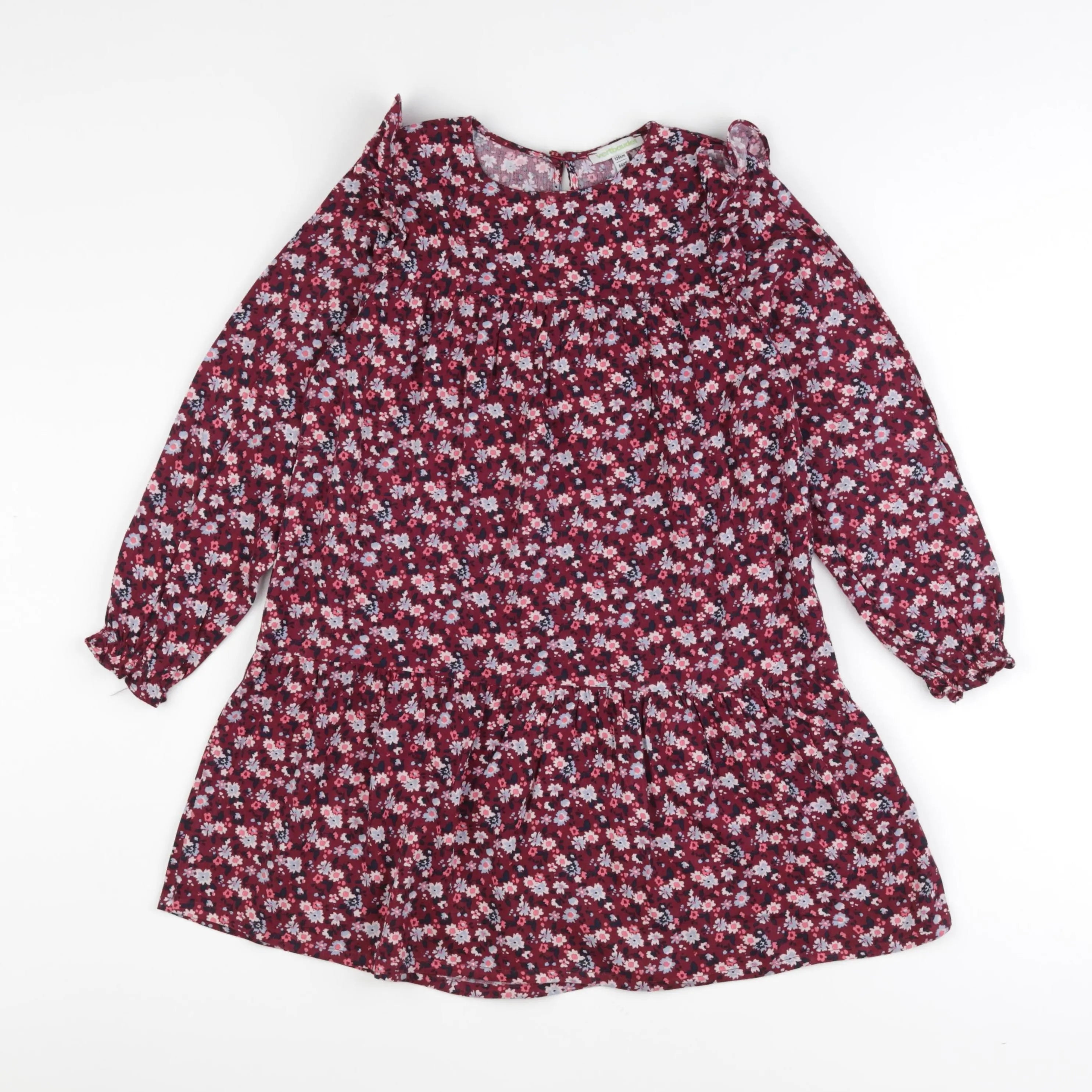 Vertbaudet - robe multicolore - 8 ans