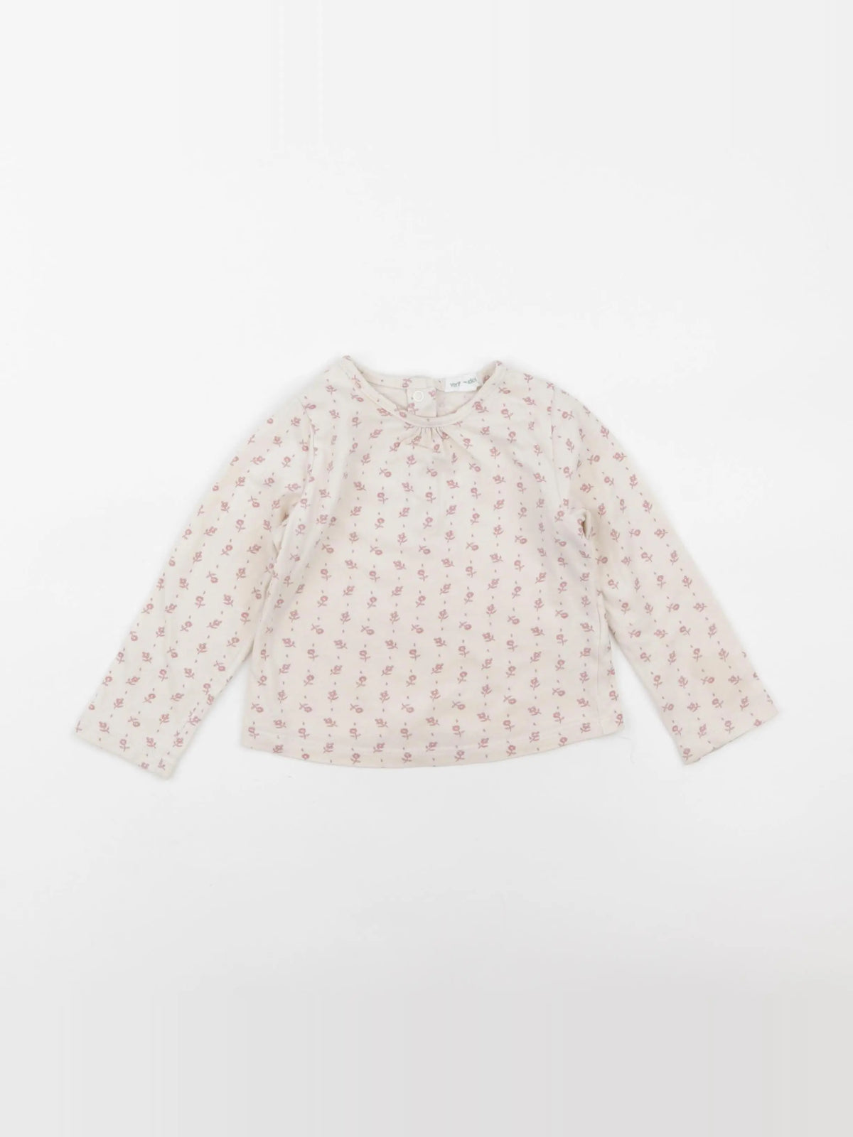 Vertbaudet - tee-shirt beige - 18 mois