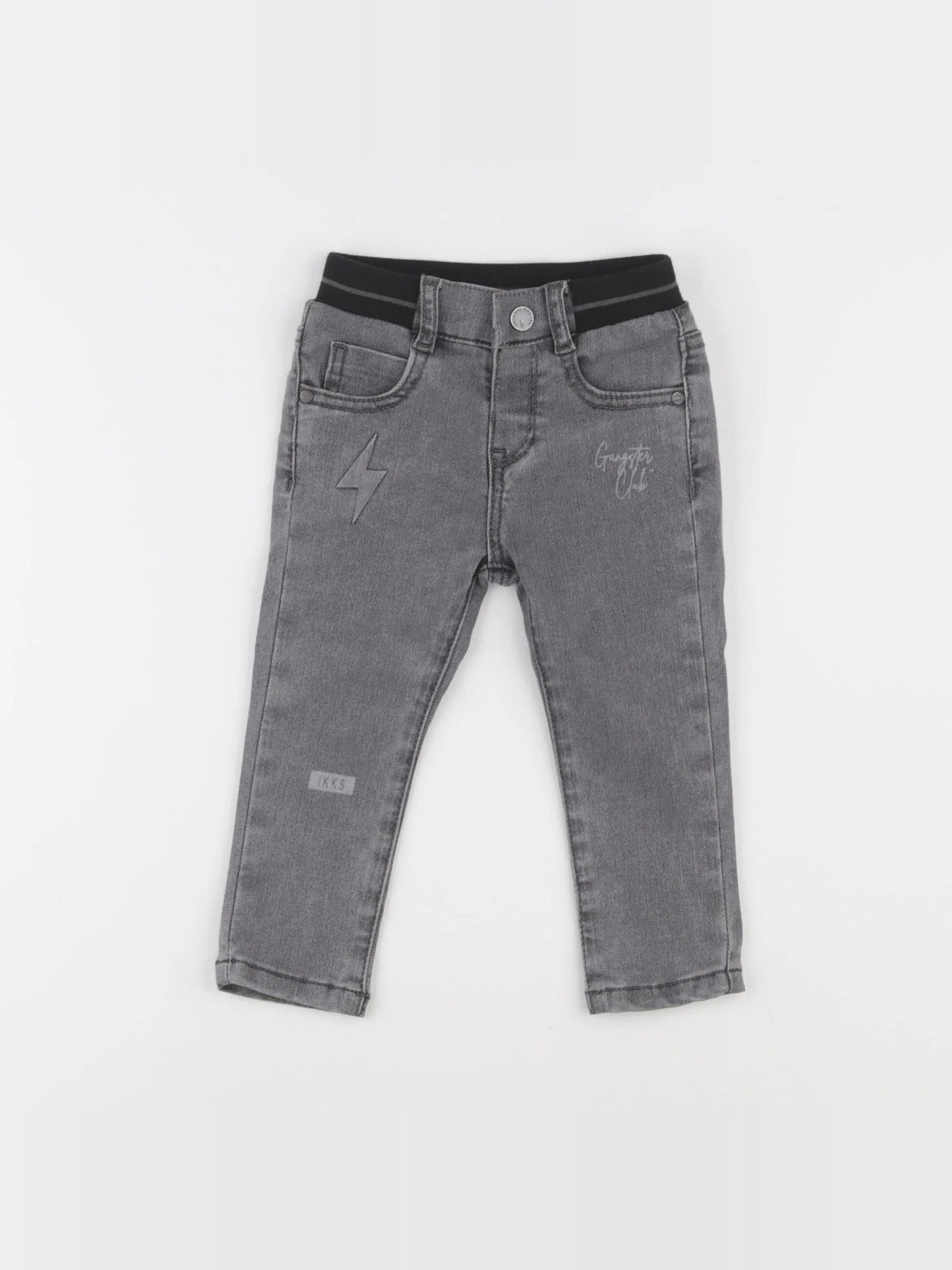 IKKS - jean gris - 18 mois