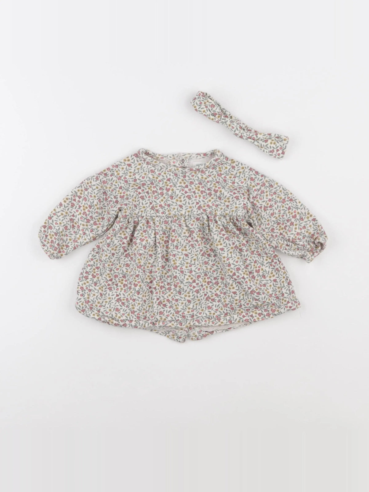 Vertbaudet - robe multicolore - 6 mois