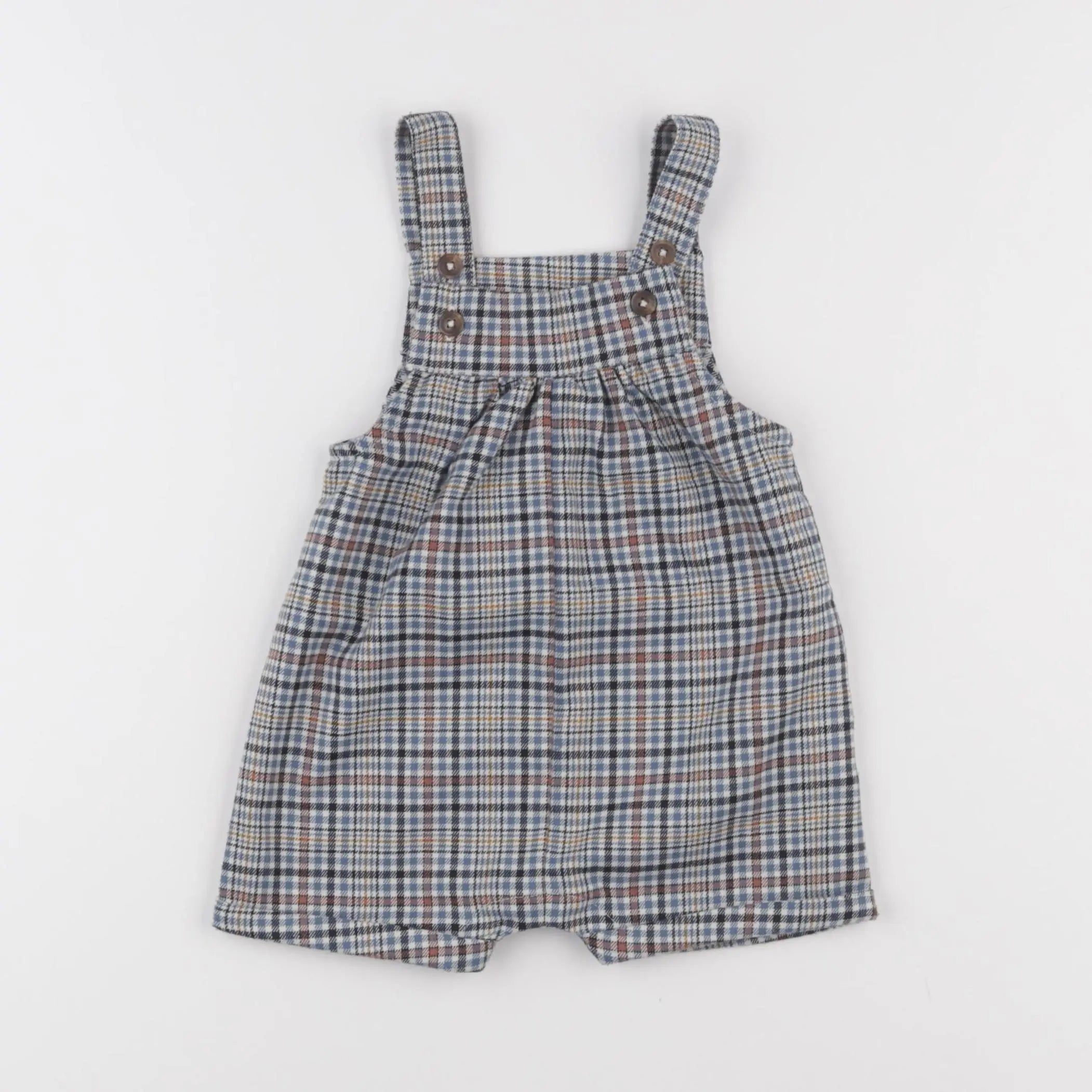 Vertbaudet - salopette bleu - 9 mois