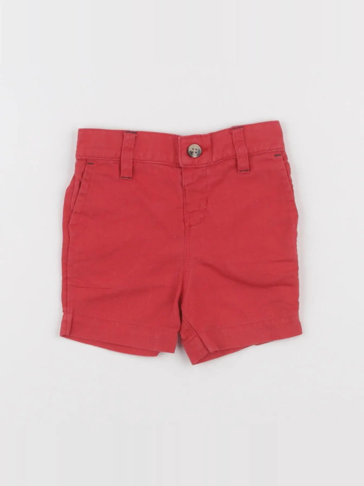 Cyrillus - short rouge - 3 mois
