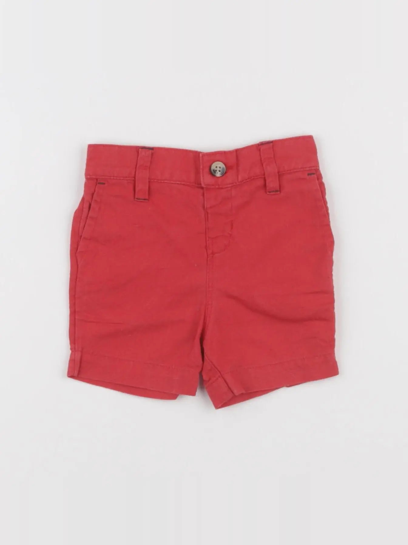 Cyrillus - short rouge - 3 mois