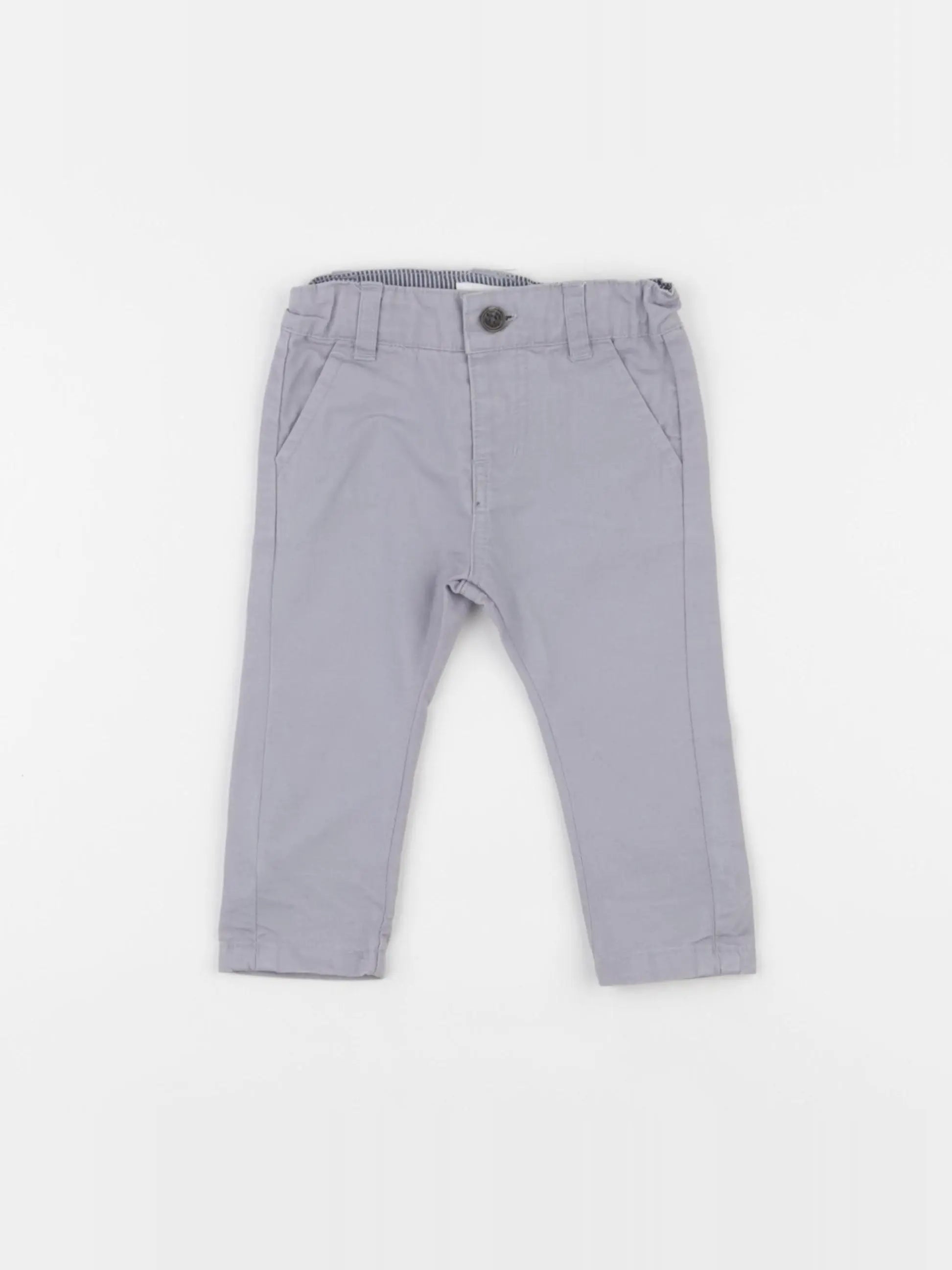 Vertbaudet - pantalon gris - 3 mois