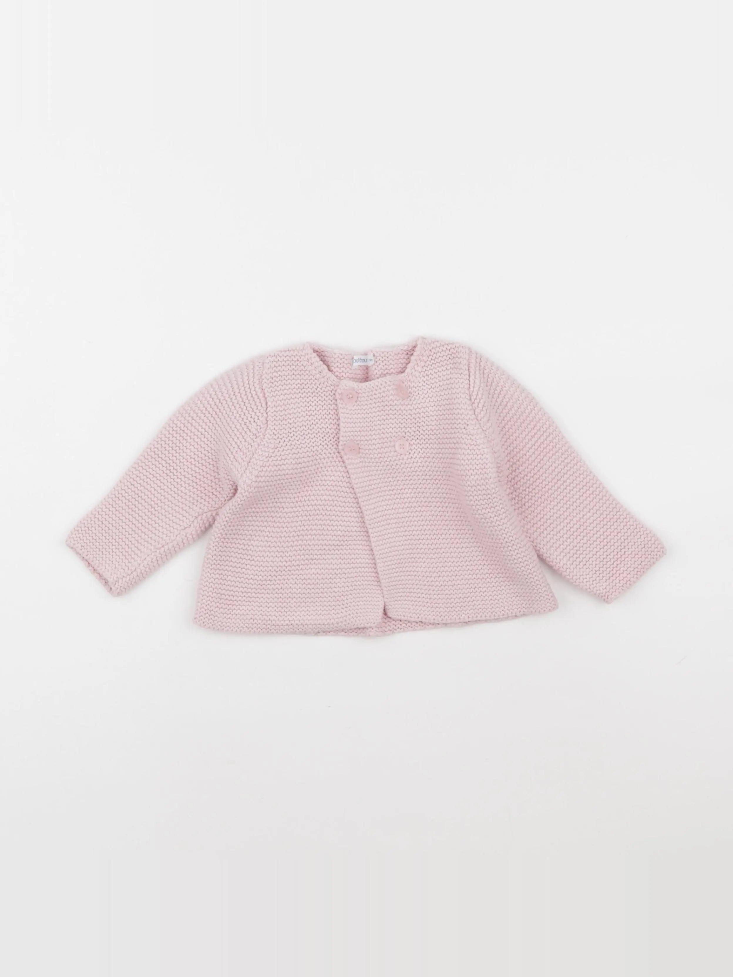 Boutchou - gilet rose - 9 mois