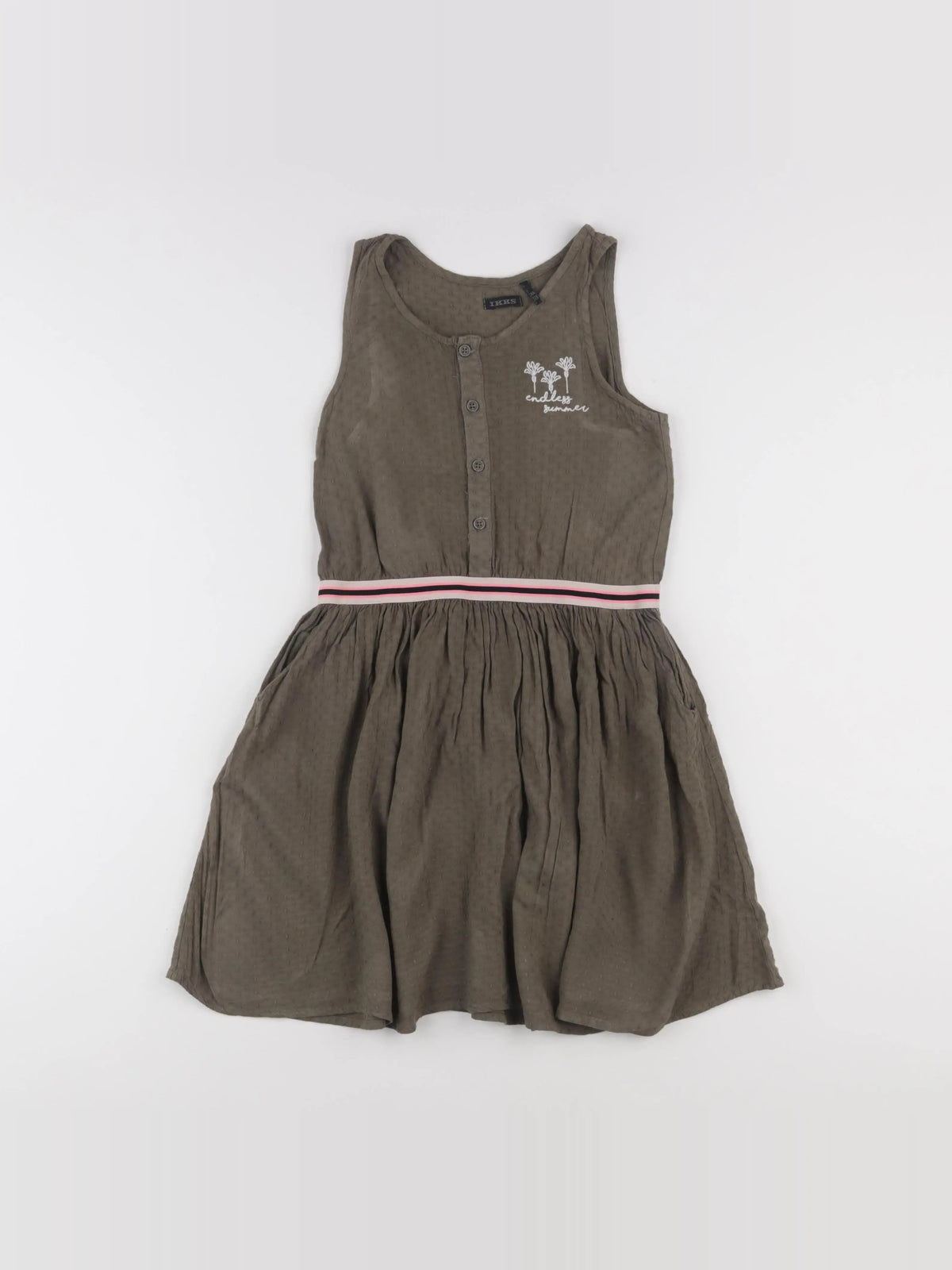 IKKS - robe vert - 8 ans