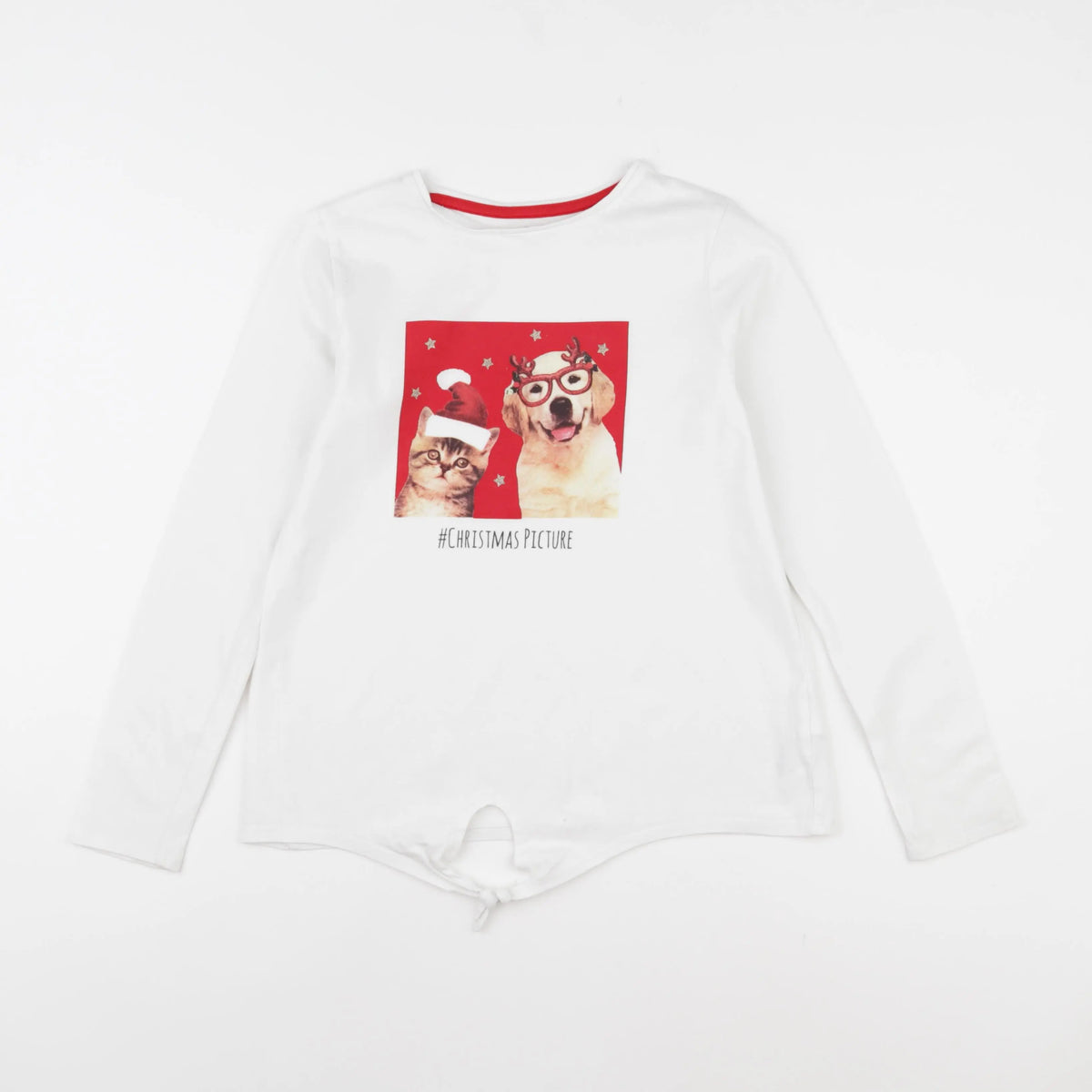 Vertbaudet - tee-shirt multicolore - 10 ans
