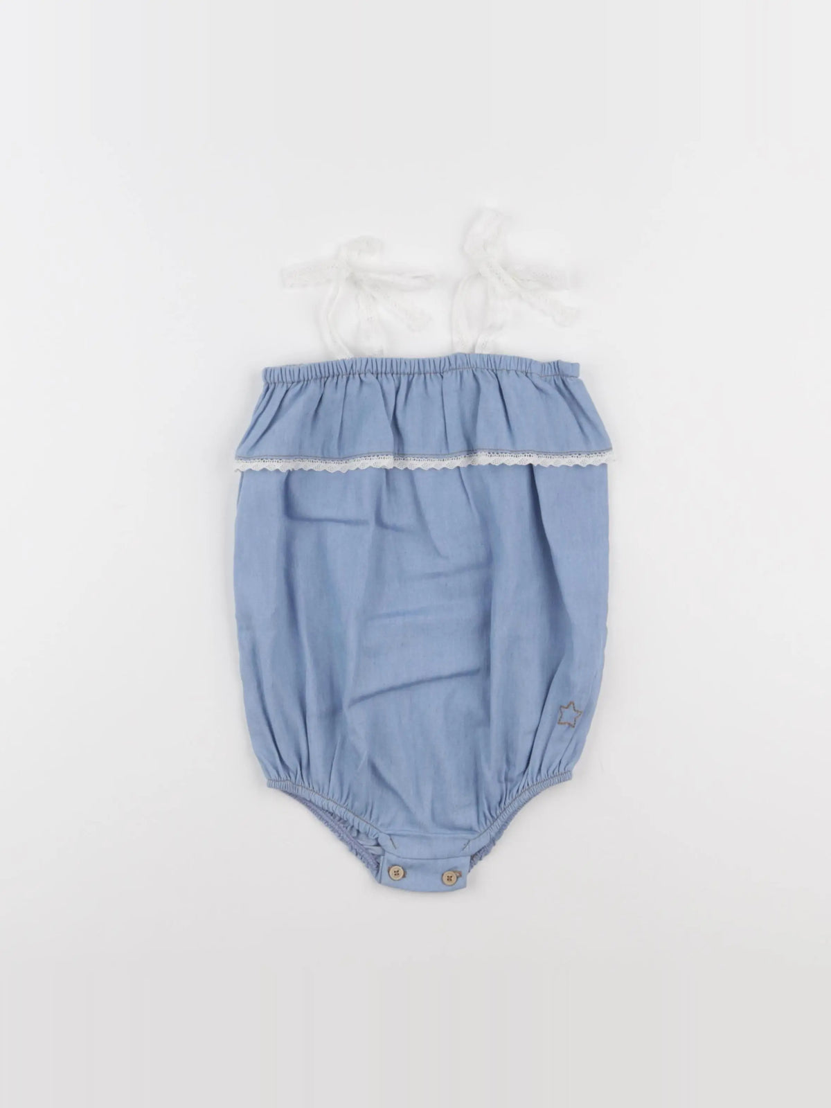Tocoto vintage - combinaison bleu - 12 mois