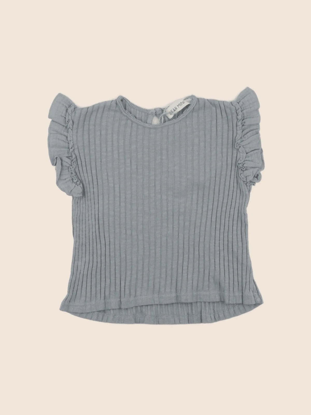 Dear Mini - tee-shirt bleu - 6/12 mois